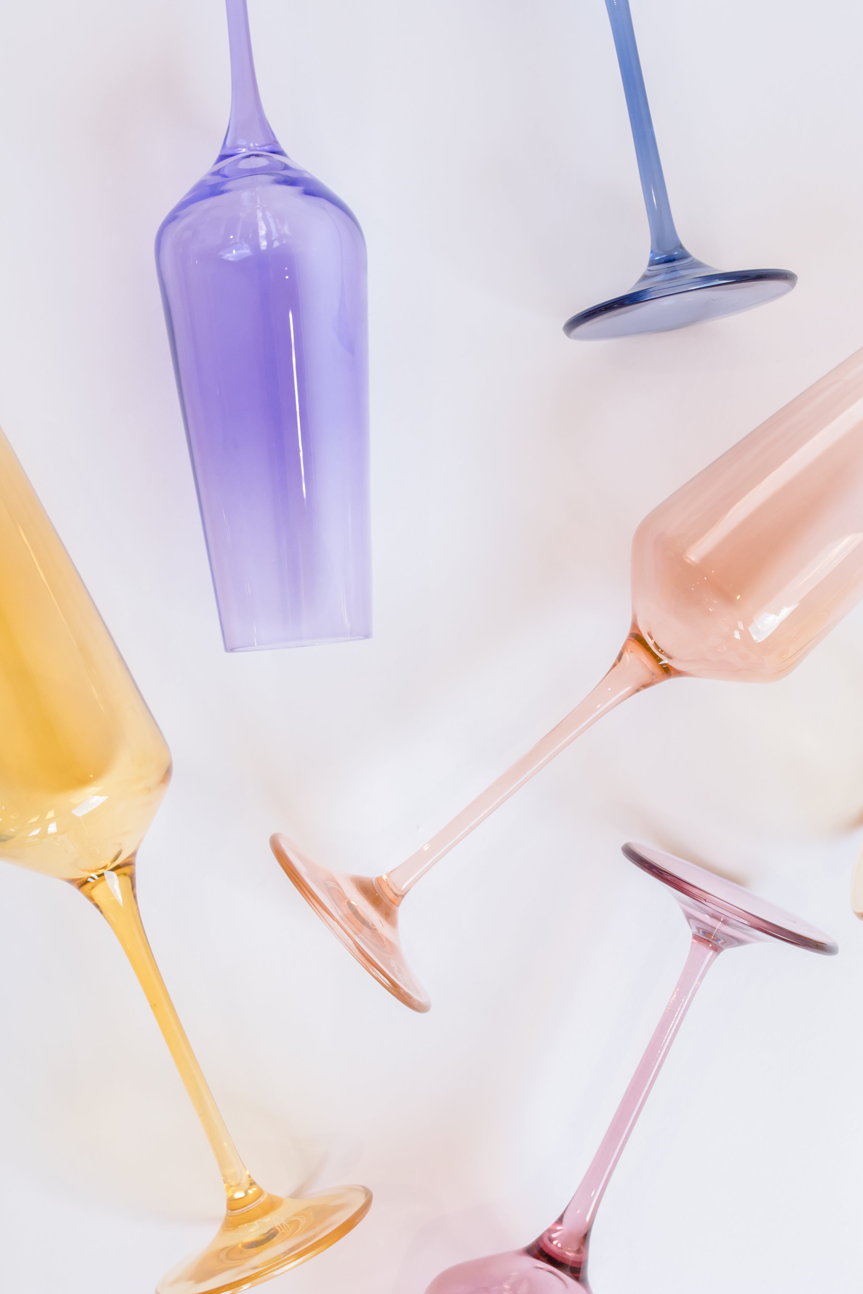 Estelle Colored Glass Estelle Colored Champagne Flute - Set of 6 {Mystery Box}