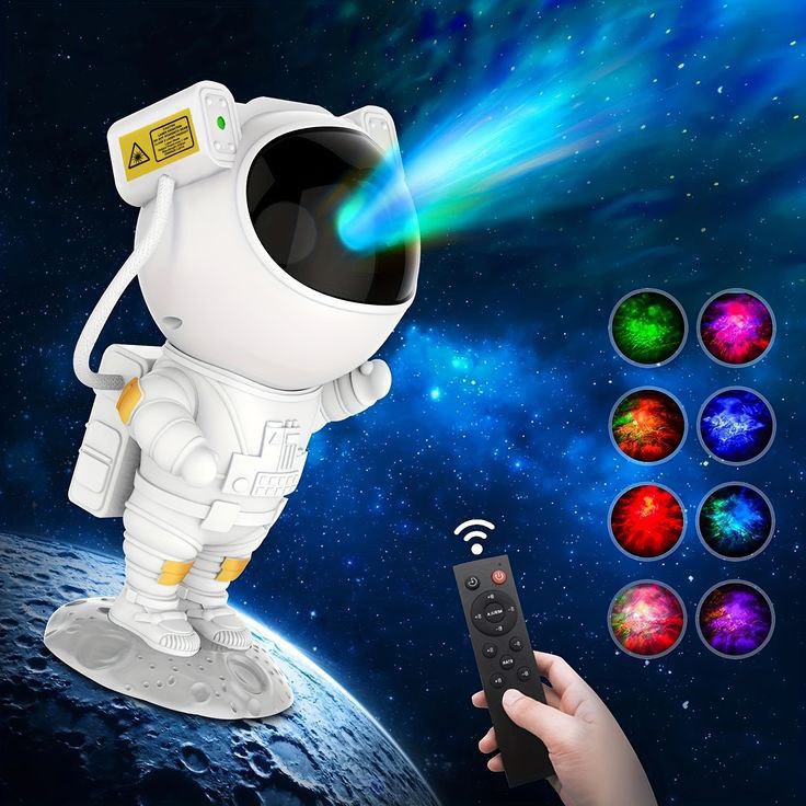 Catterton 360° Adjustable Astronaut Galaxy Projector + Remote - view 2