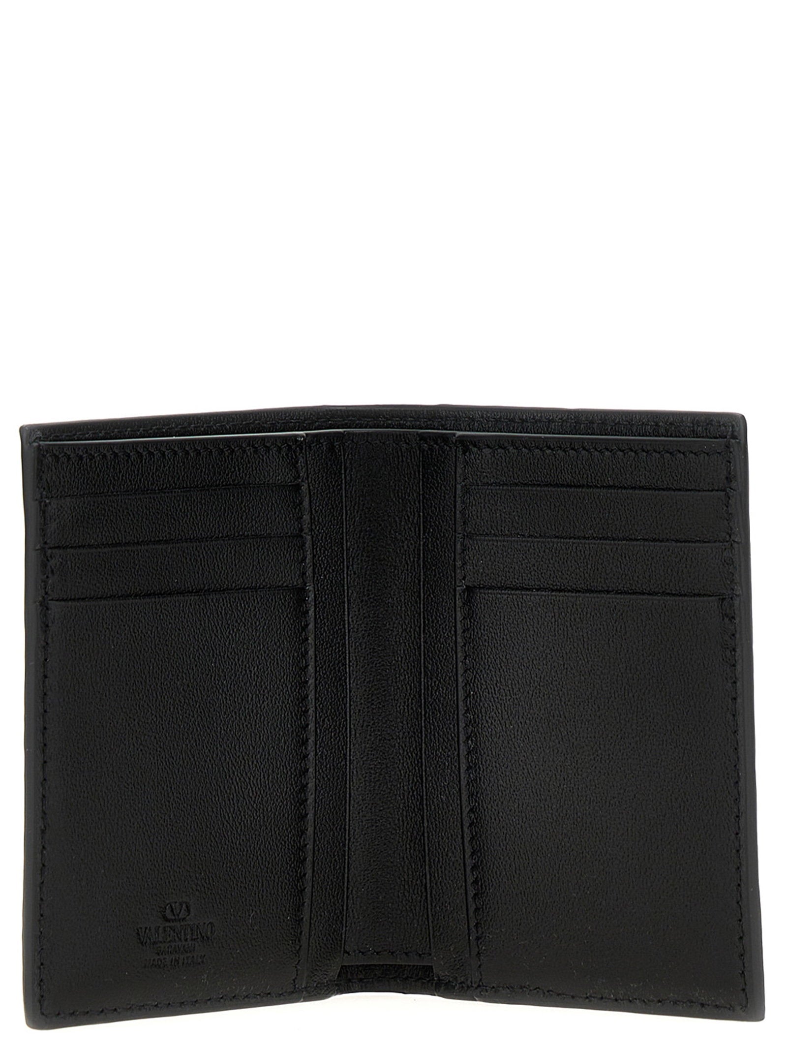 Valentino Garavani Vlogo Cardholder – 100% ostrich leather - view 3