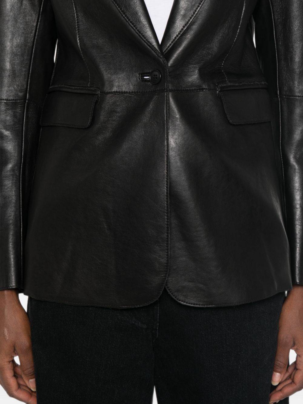 Parosh Jacket – 100% Lamb Leather - view 4