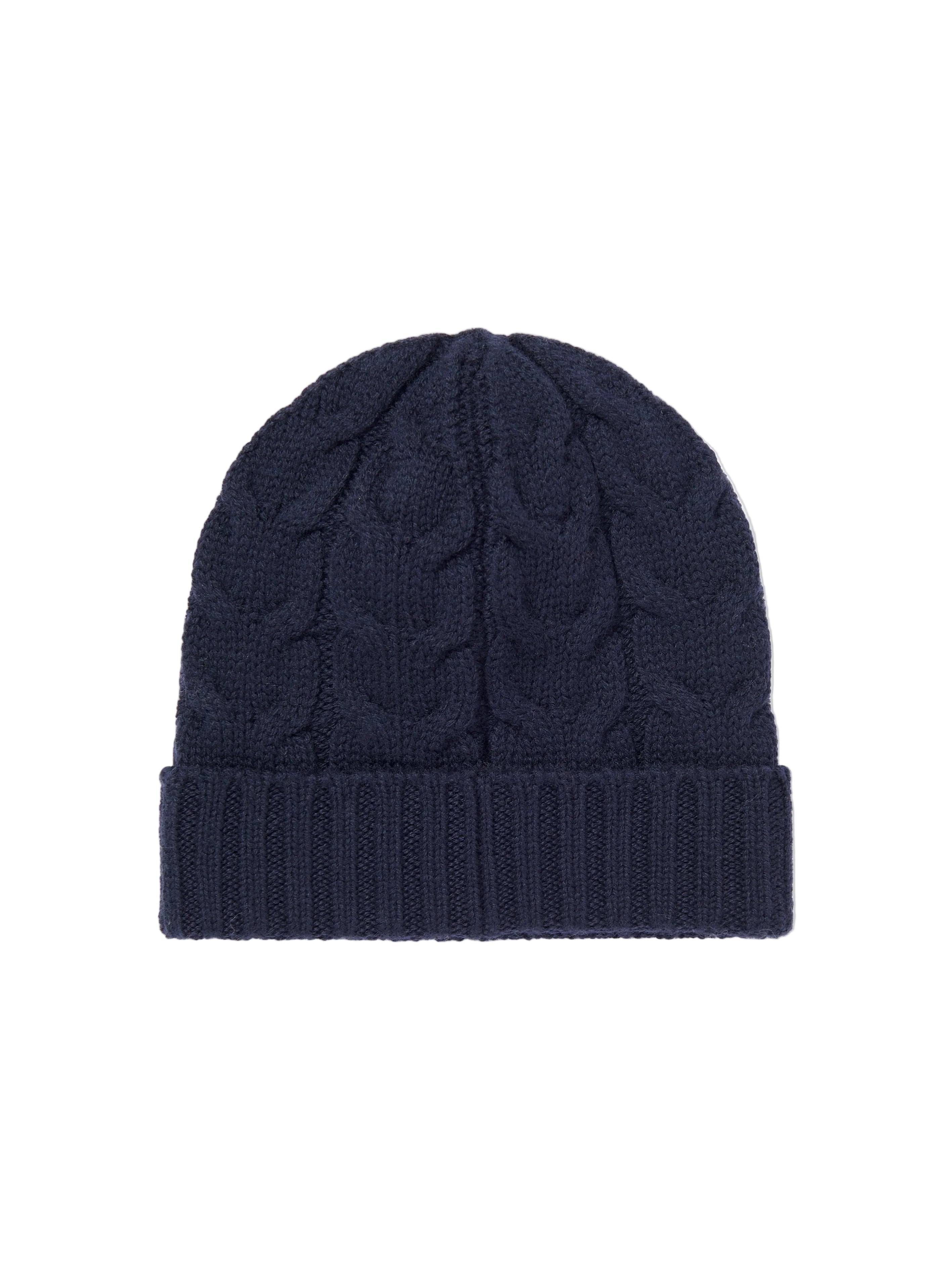 Moncler Enfant Boys Wool Knit Navy Beanie - view 2