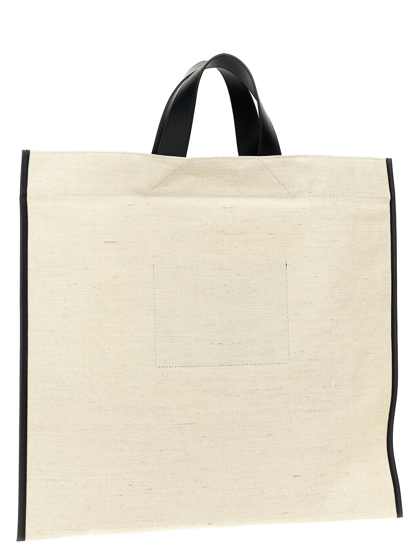 Jil Sander Border Book Tote Square Shopping Bag - view 2