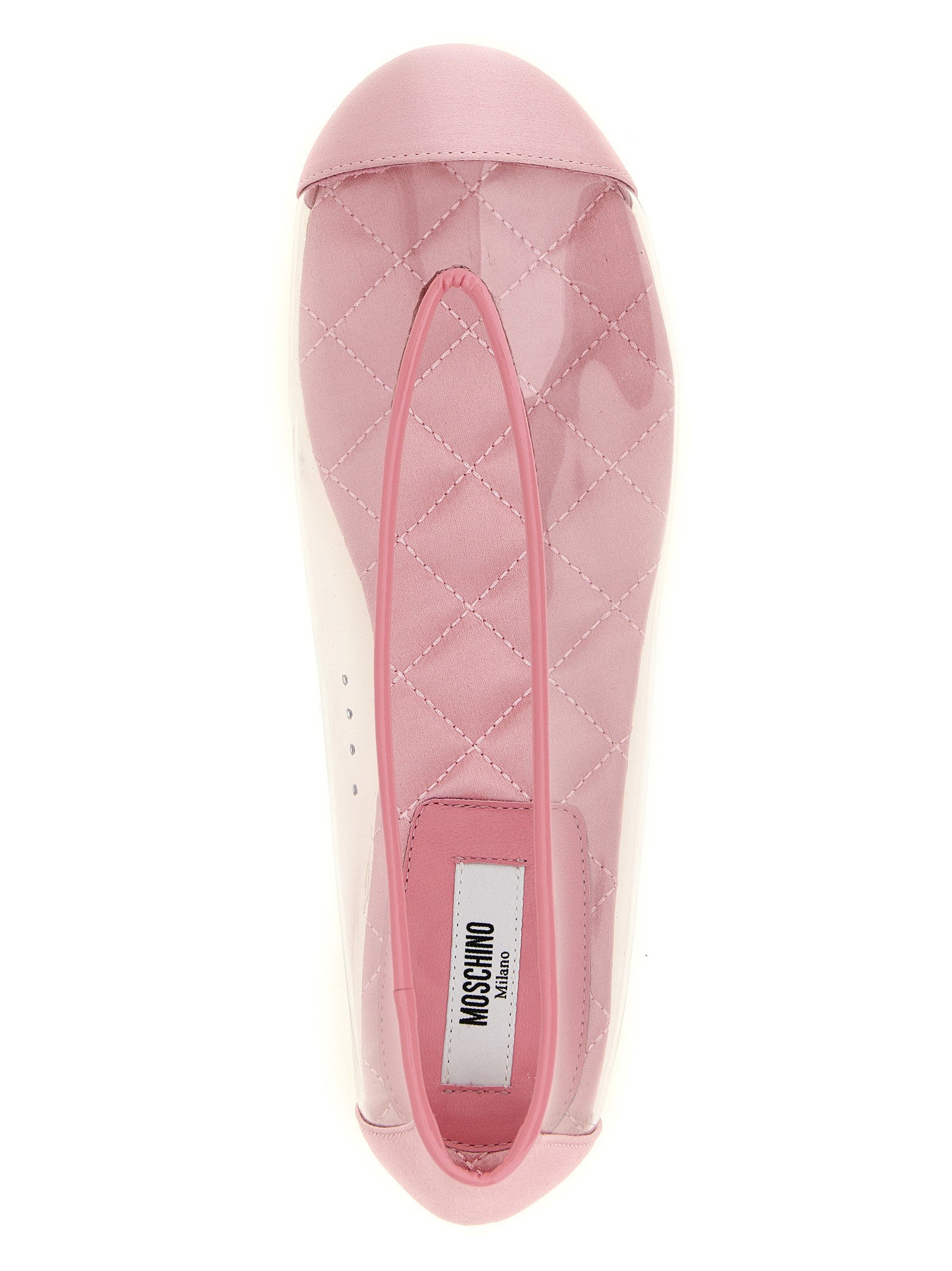 Moschino Pvc Ballet Flats – 90% pvc 8% vi 2% silk - view 4