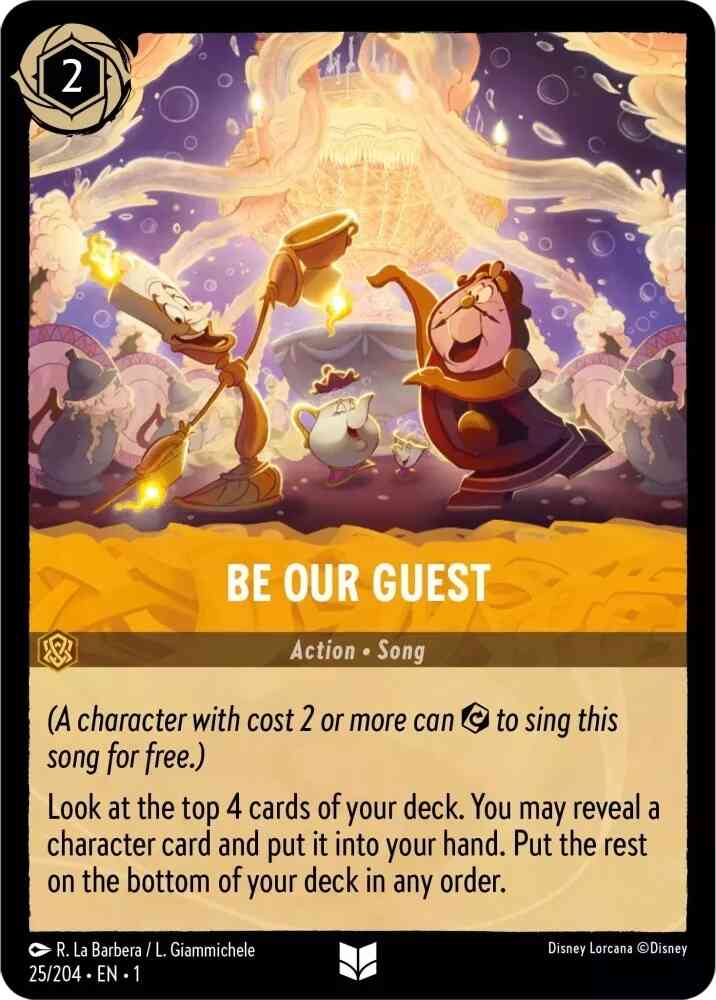 Lorcana Be Our Guest - 25/204 [The First Chapter] [Non-Foil]