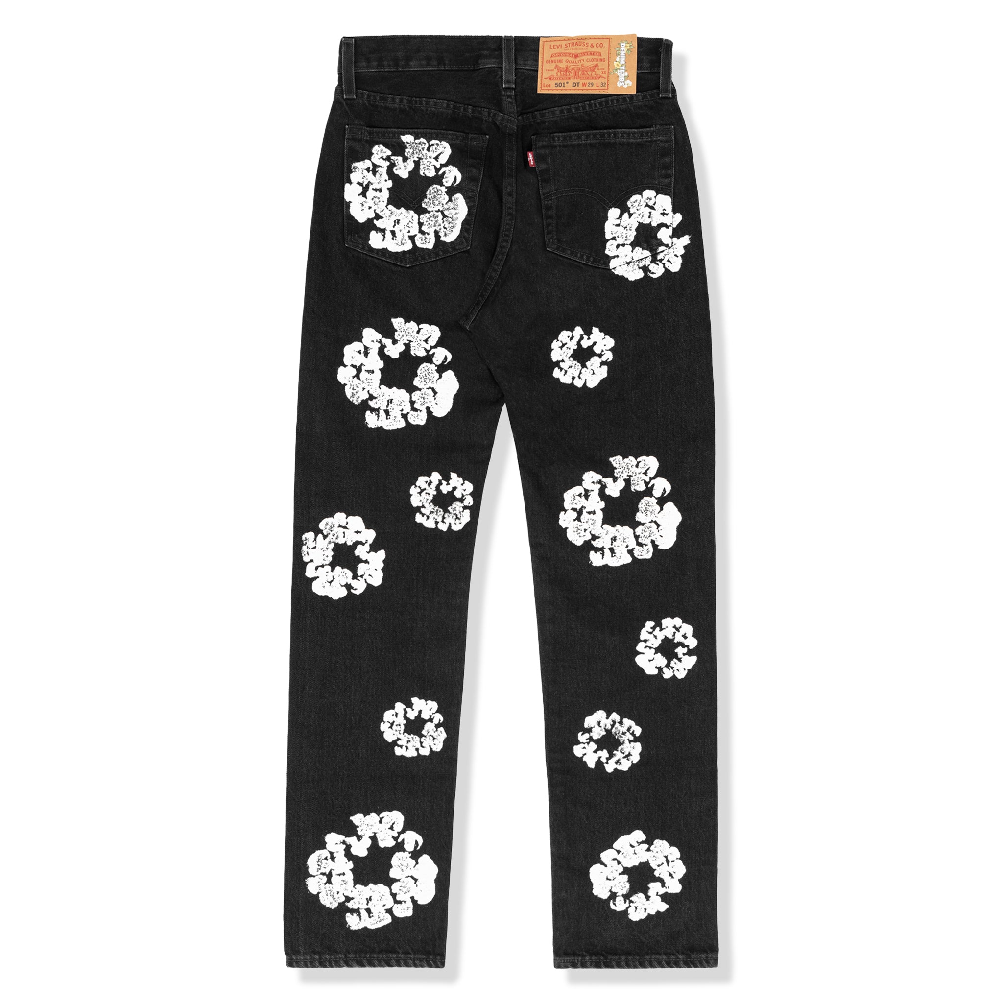 Denim Tears x Levi's Cotton Wreath Jeans Black - view 2
