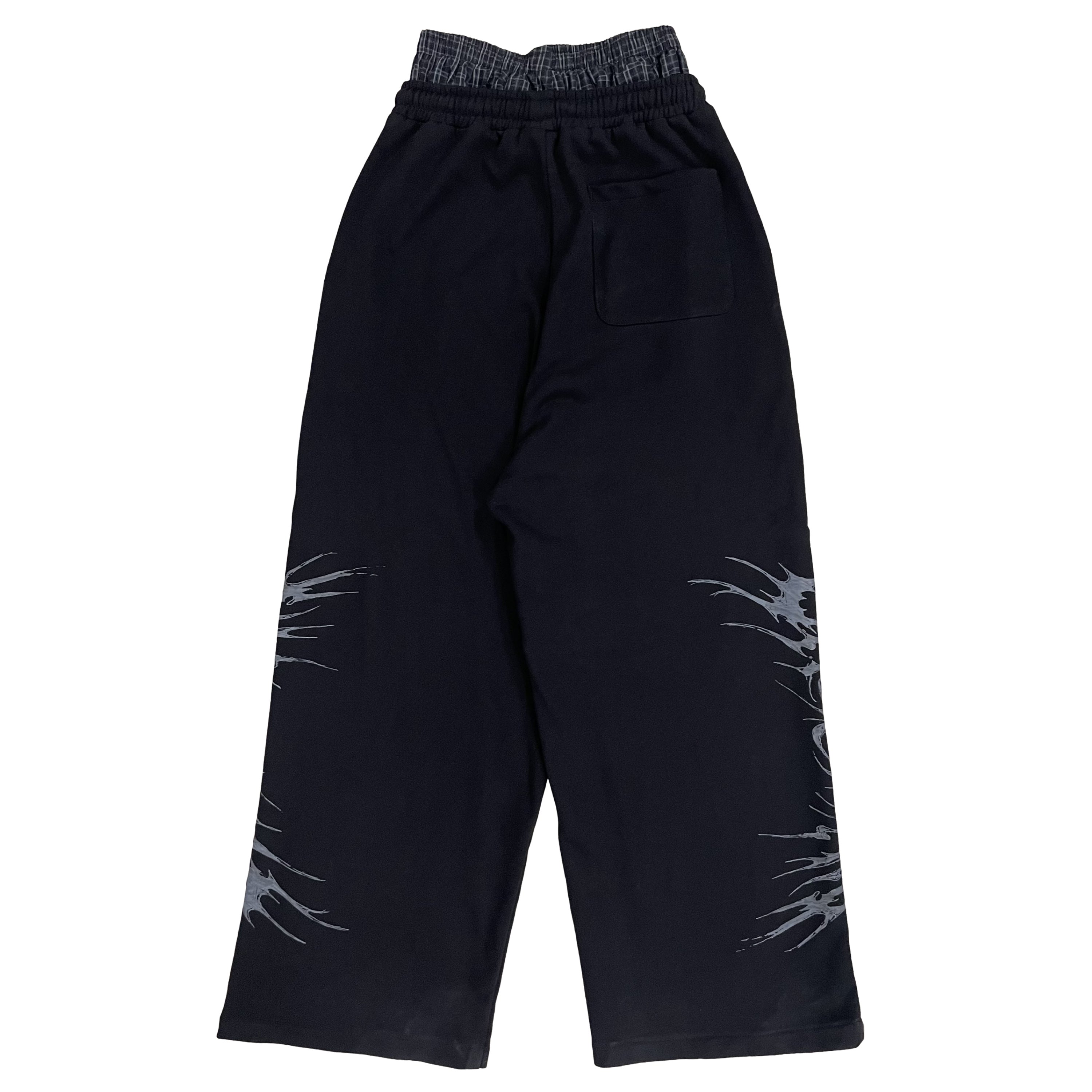 Unreborn Project Boxer Sweatpants - Black - view 2