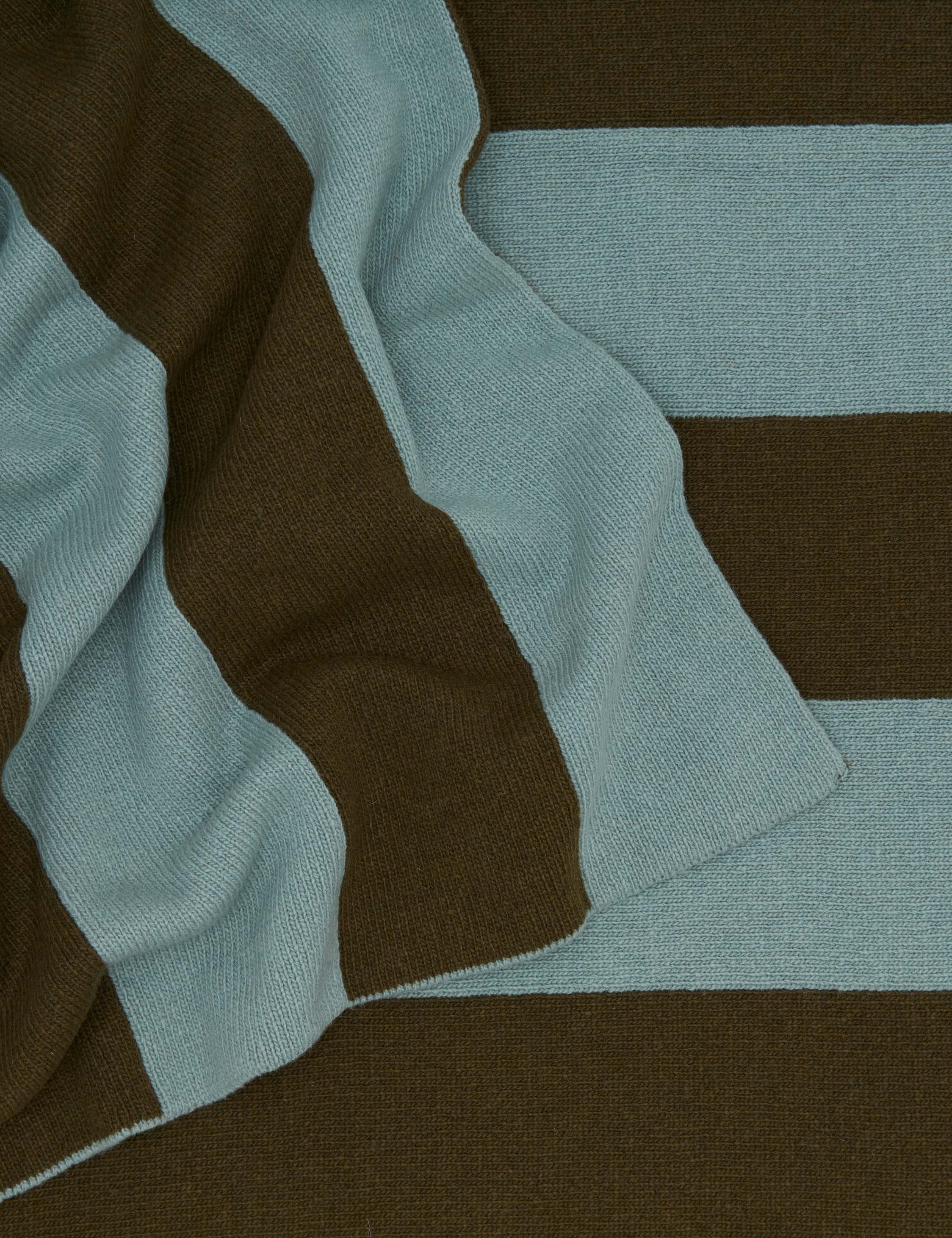 Lulu and Georgia Simple Striped Wool Throw by Hawkins New York - view 12