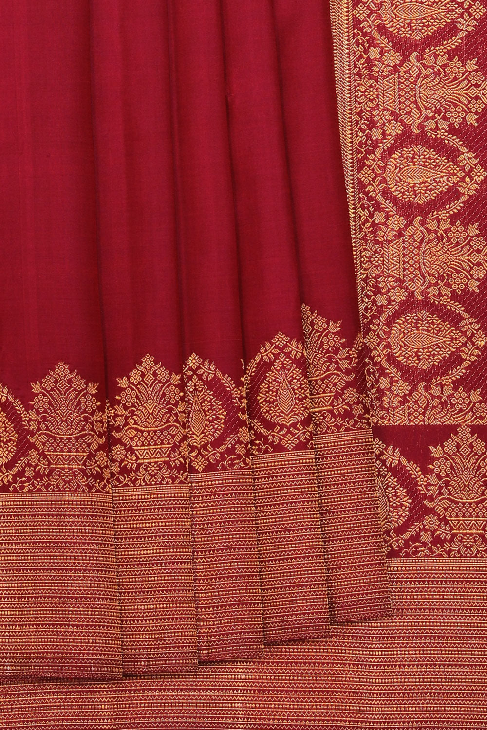 Kalanjali Gorgeous Deep-Wine Violet Saree – Women's