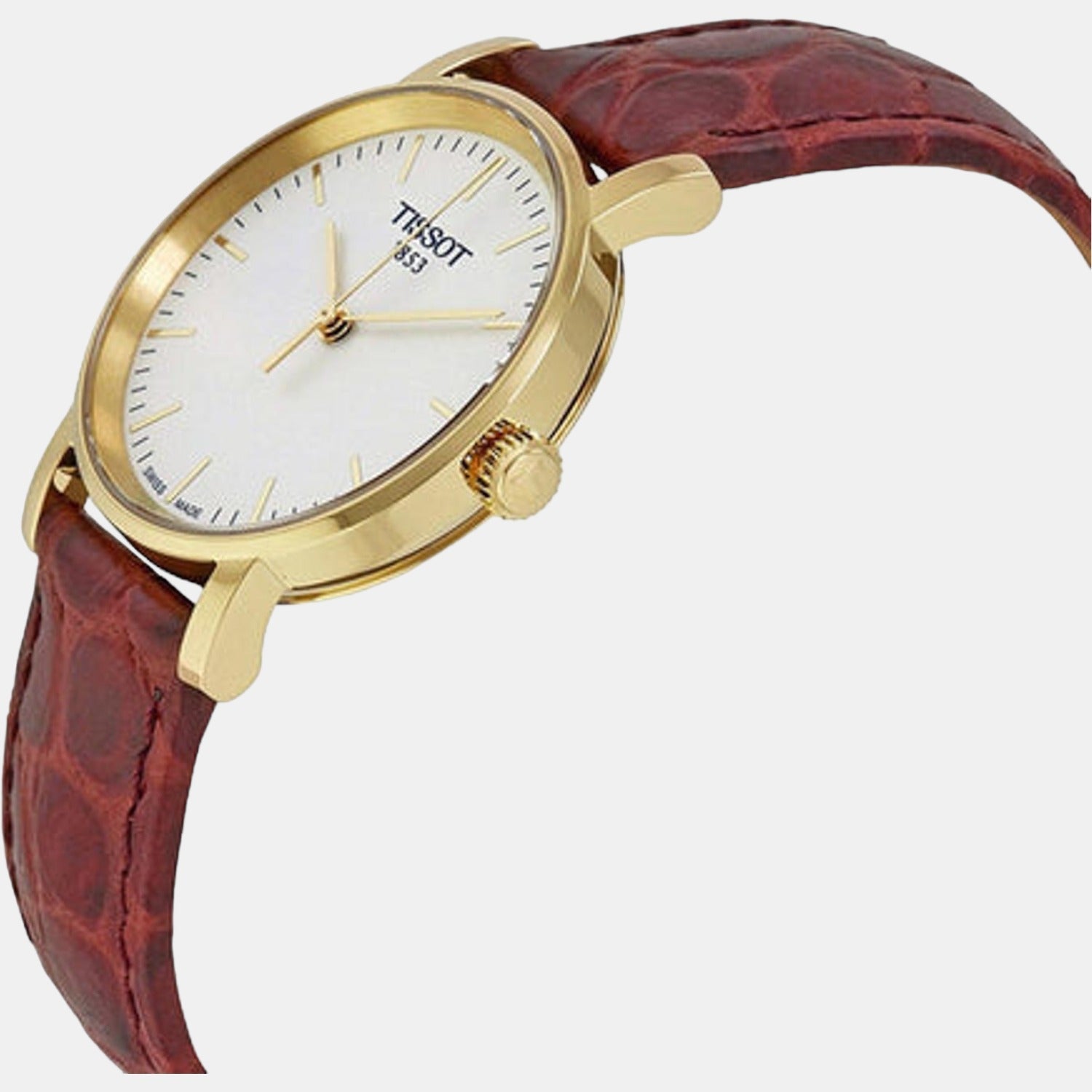 Tissot Everytime Small Women Analog Leather Watch T1092103603100 - view 2