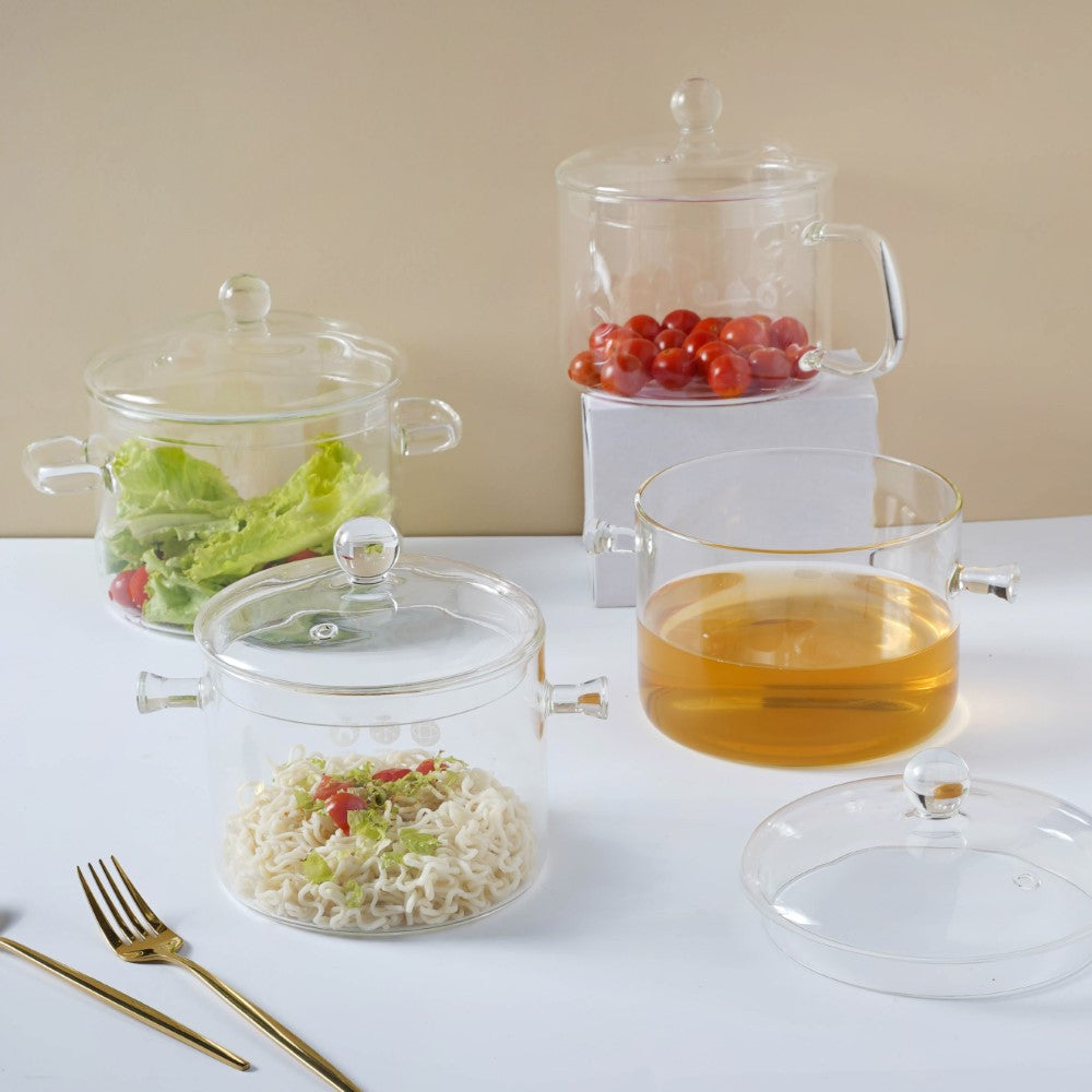 Nestasia Glass Stock Pot - view 3
