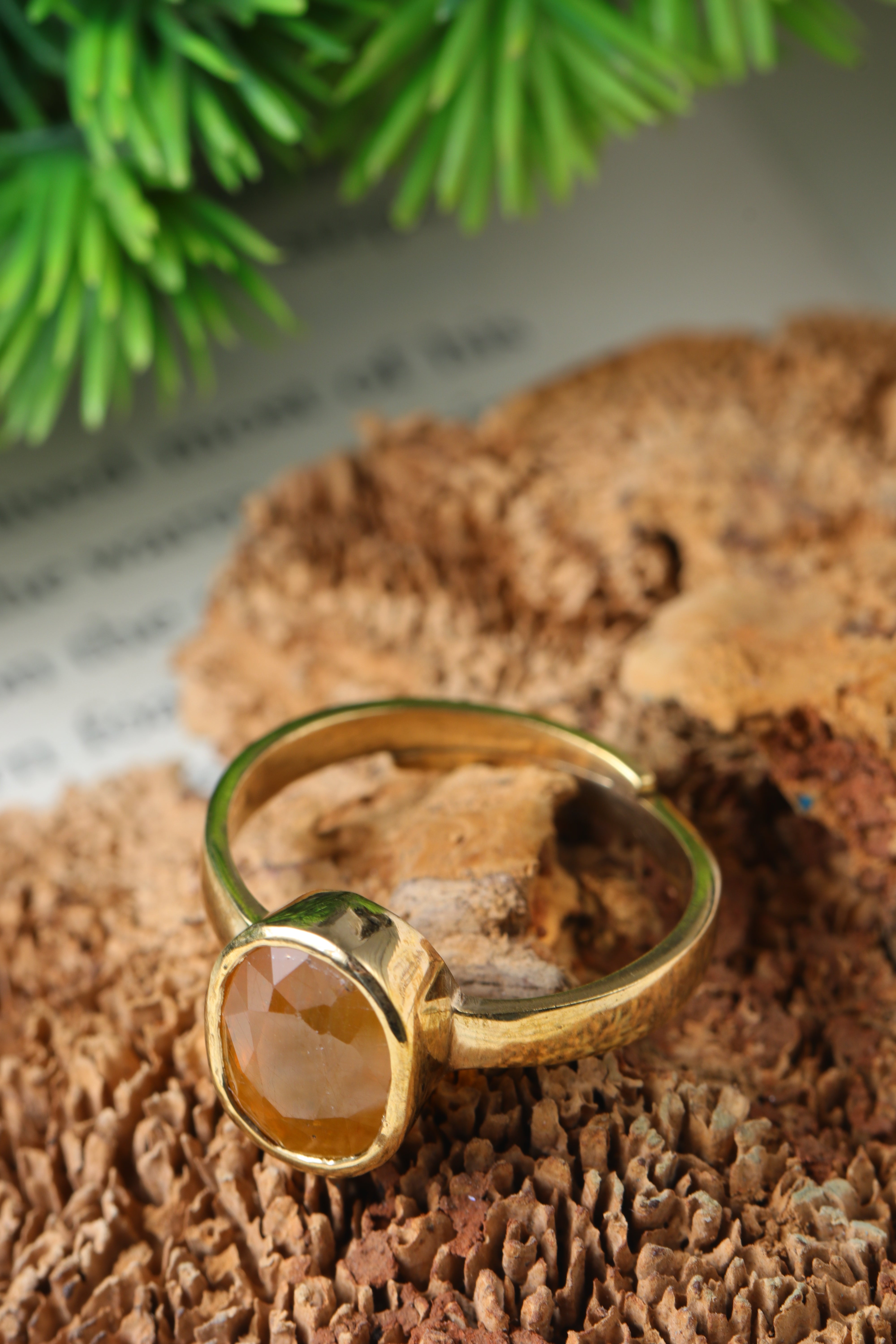 Studio Vaidik Pukhraj/ Yellow Sapphire Ring 5.25 ratti - view 2