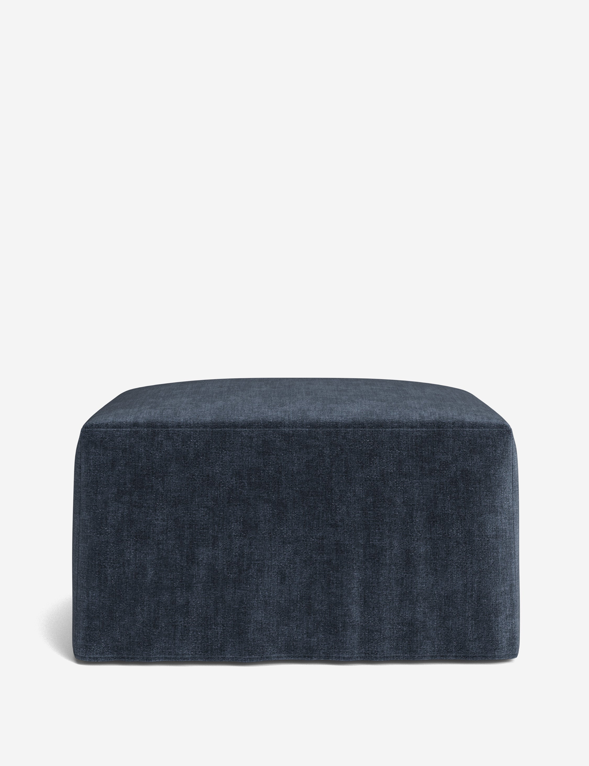 Lulu and Georgia Portola Slipcover Ottoman - view 3