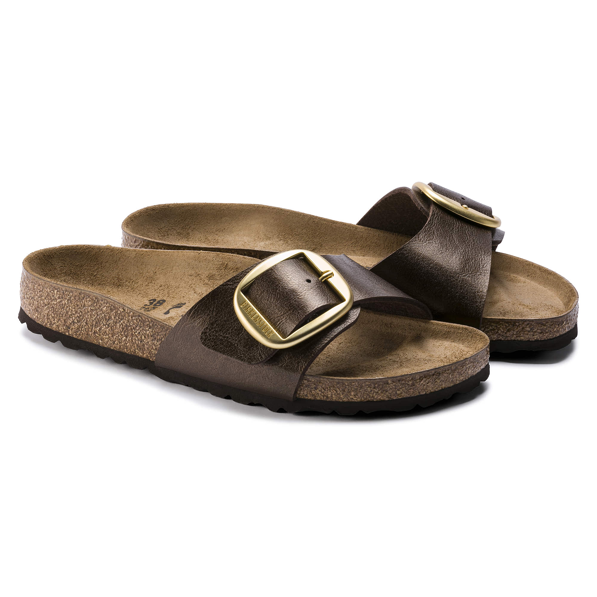 Birkenstock Madrid Big Buckle Birko-Flor – Brown Brown/Graceful Toffee - view 3