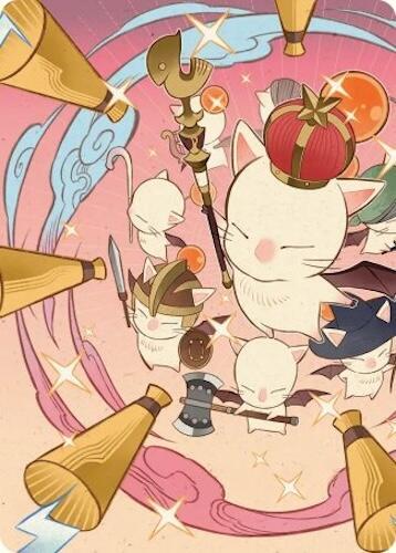 Summon good king – Magic 41/53 - Summon: Good King Mog XII Art Card [FINAL FANTASY: Art Series] [Non-Stamped]