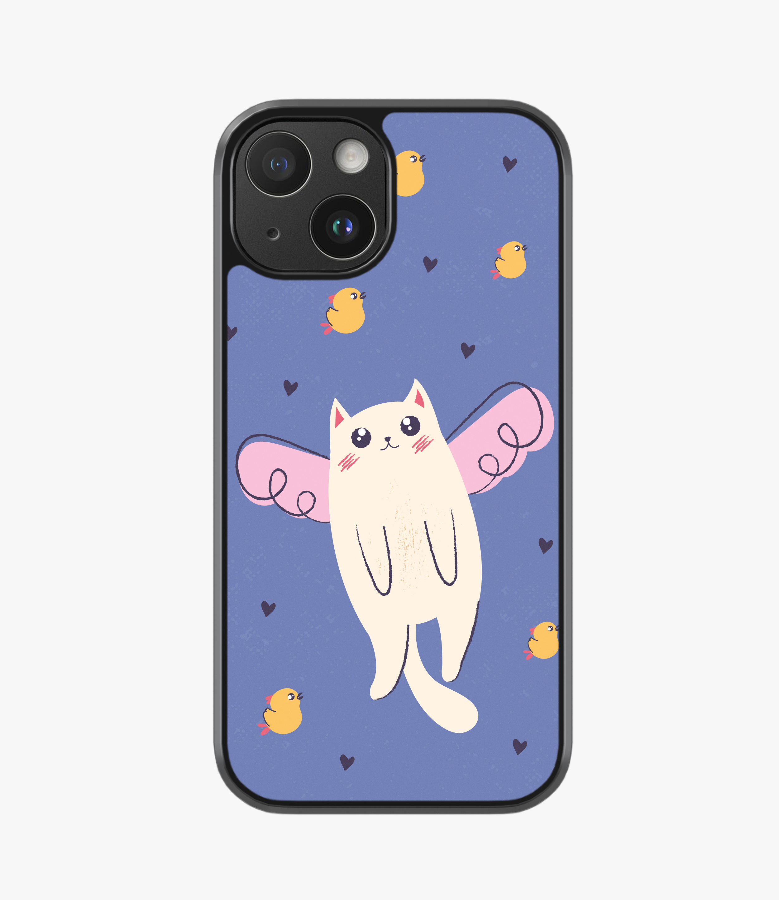 The Case Company Angel Meow Hybrid Phone Case