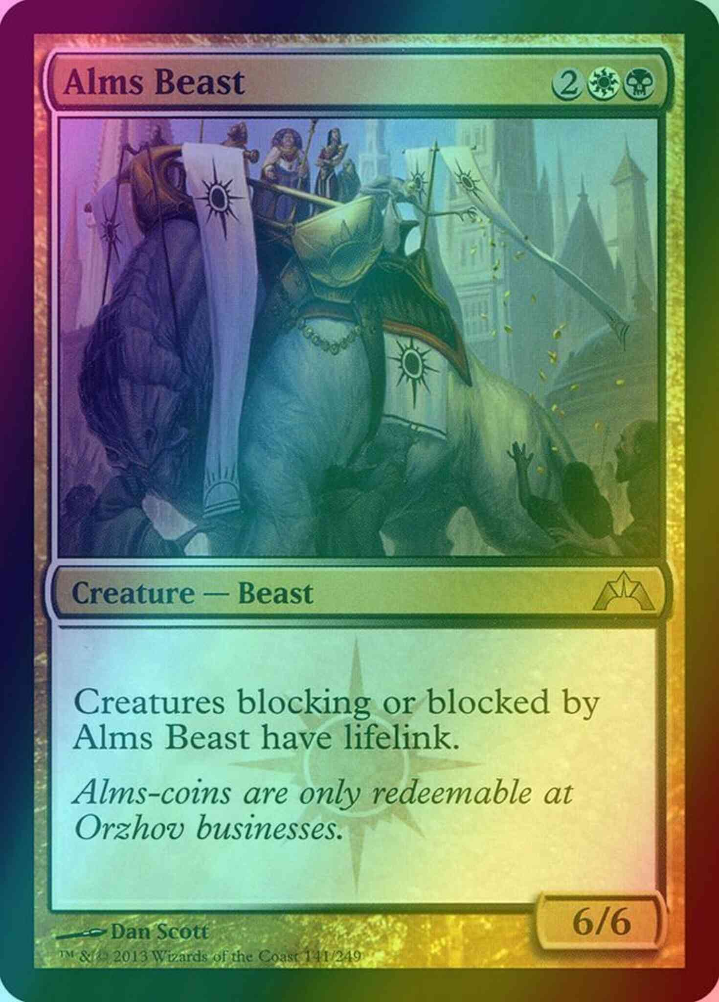 Alms beast 141 – Magic Alms Beast [141] [Gatecrash] [Foil]