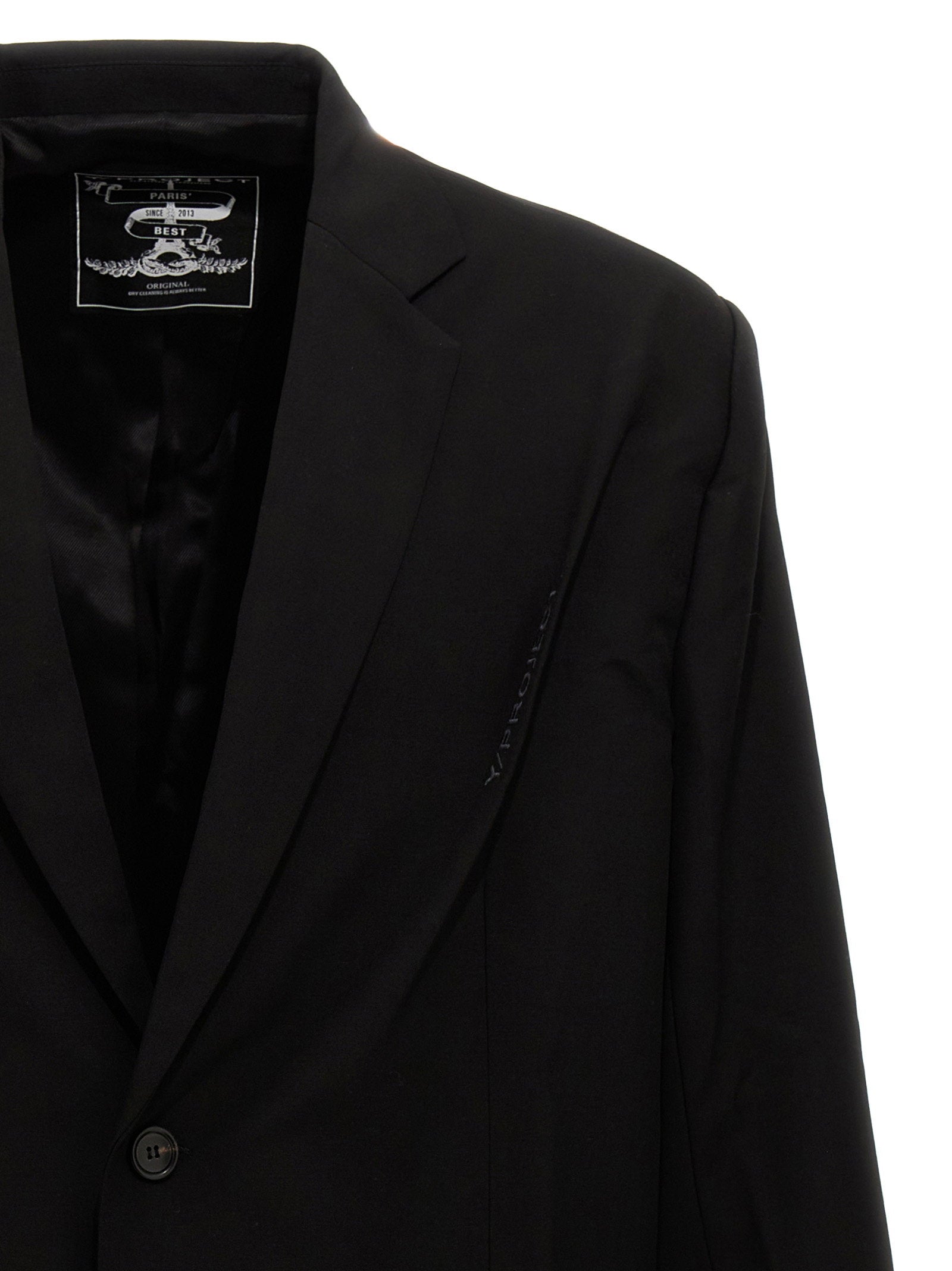 Y/Project Pinched Logo Blazer – 100% virgin wool - view 3