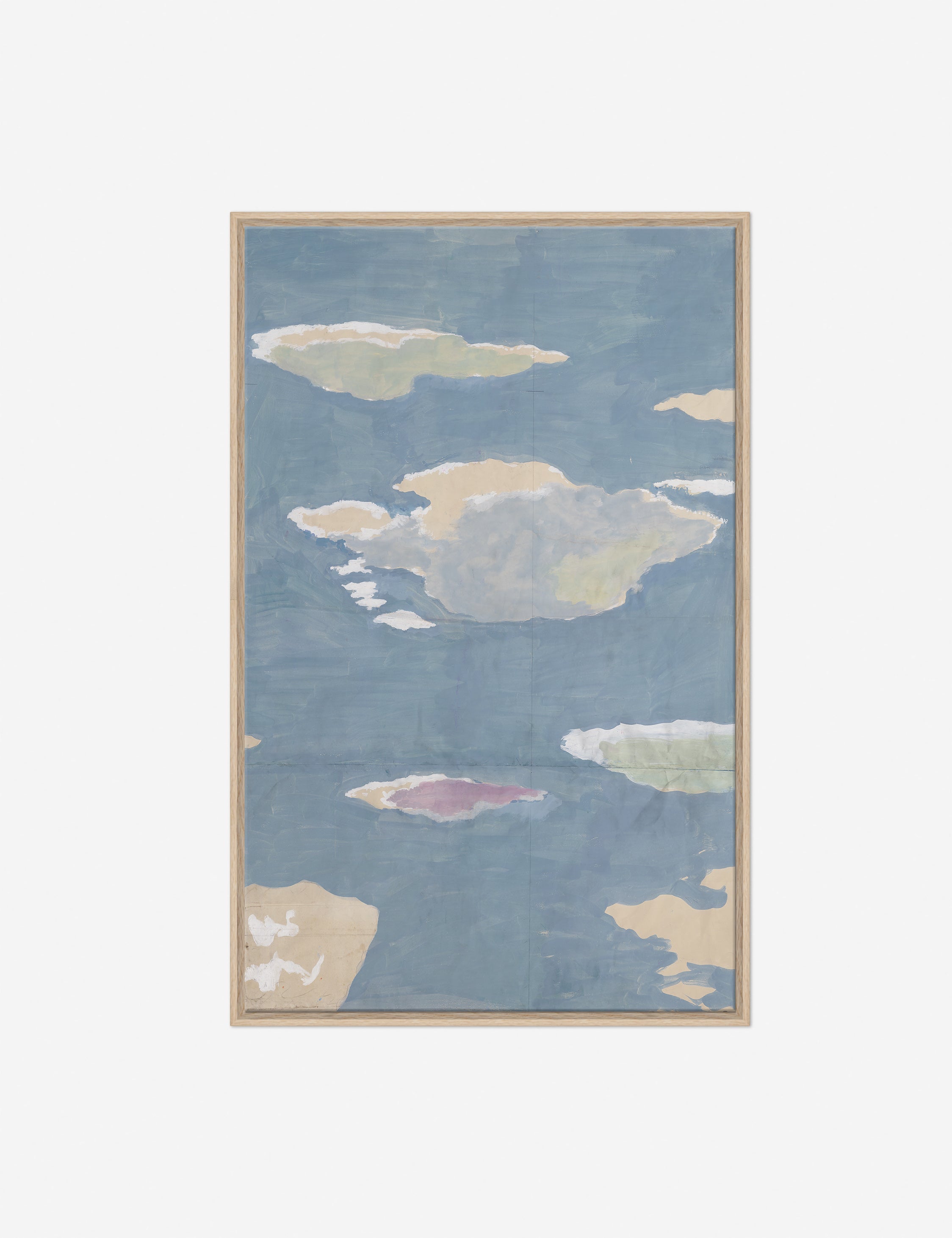 Lulu and Georgia Cloudscape Triptych Print by Paule Marrot