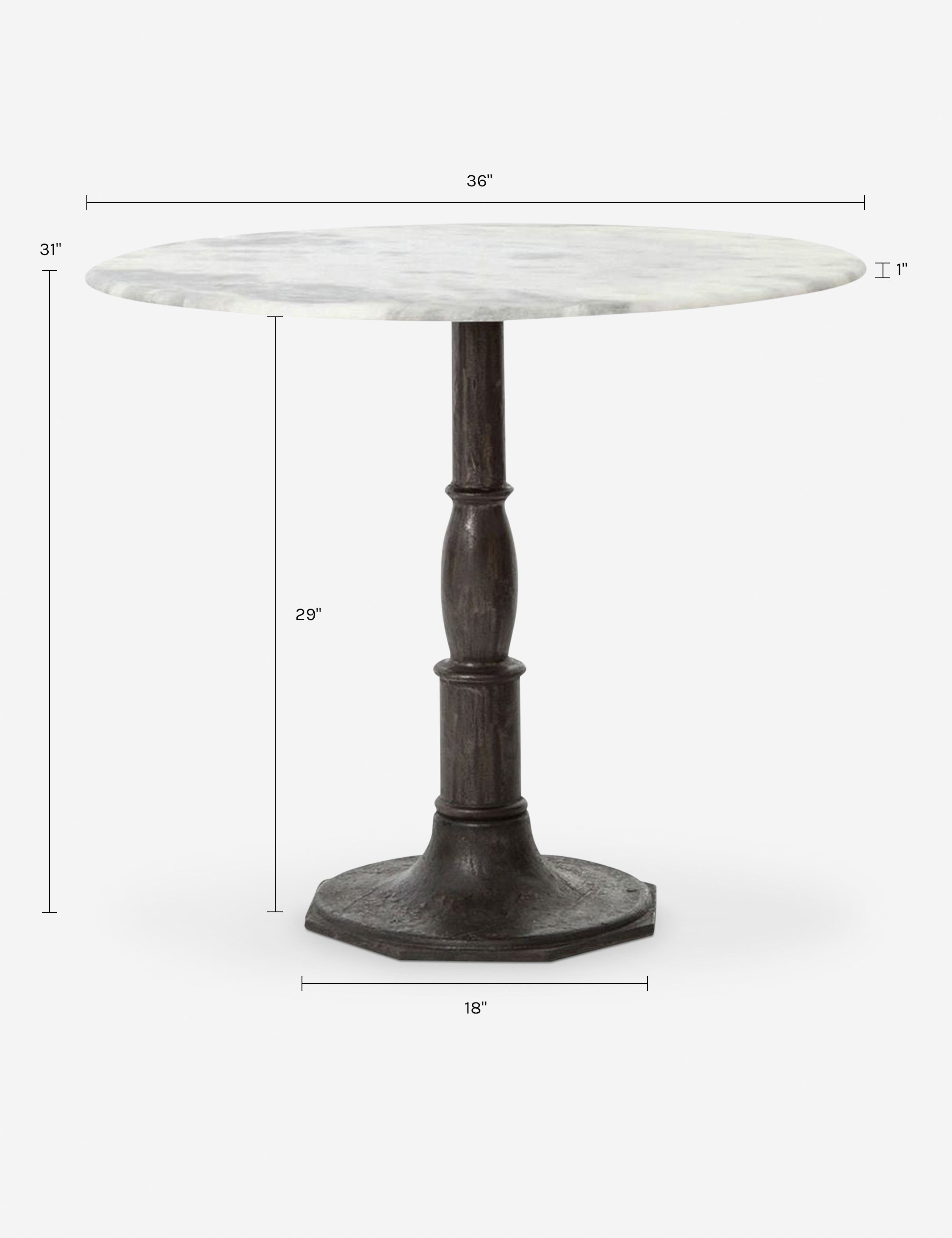 Lulu and Georgia Chantilly Bistro Table - view 10