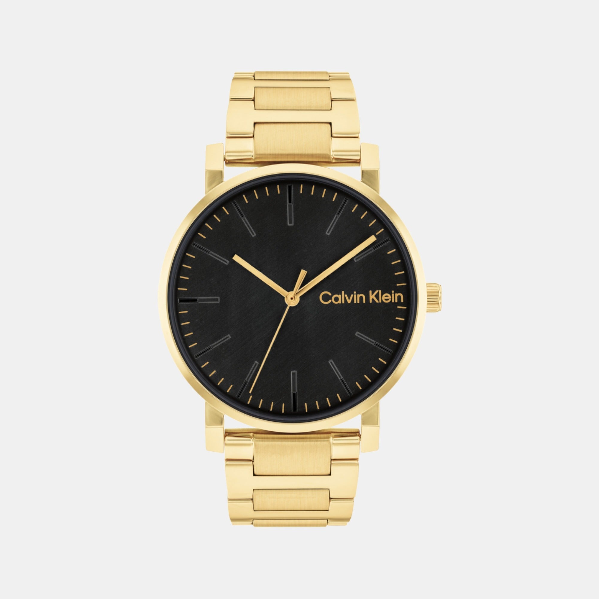 Calvin Klein Ck Slate Men Quartz Black Dial Analog Stainless Steel Watch 25200257