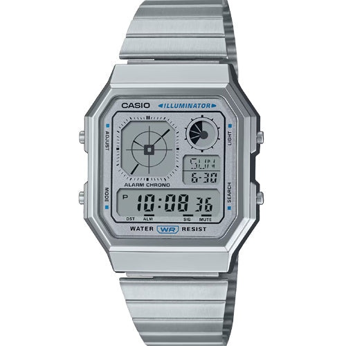 Casio Vintage Silver Dial Unisex 33.9mm D389