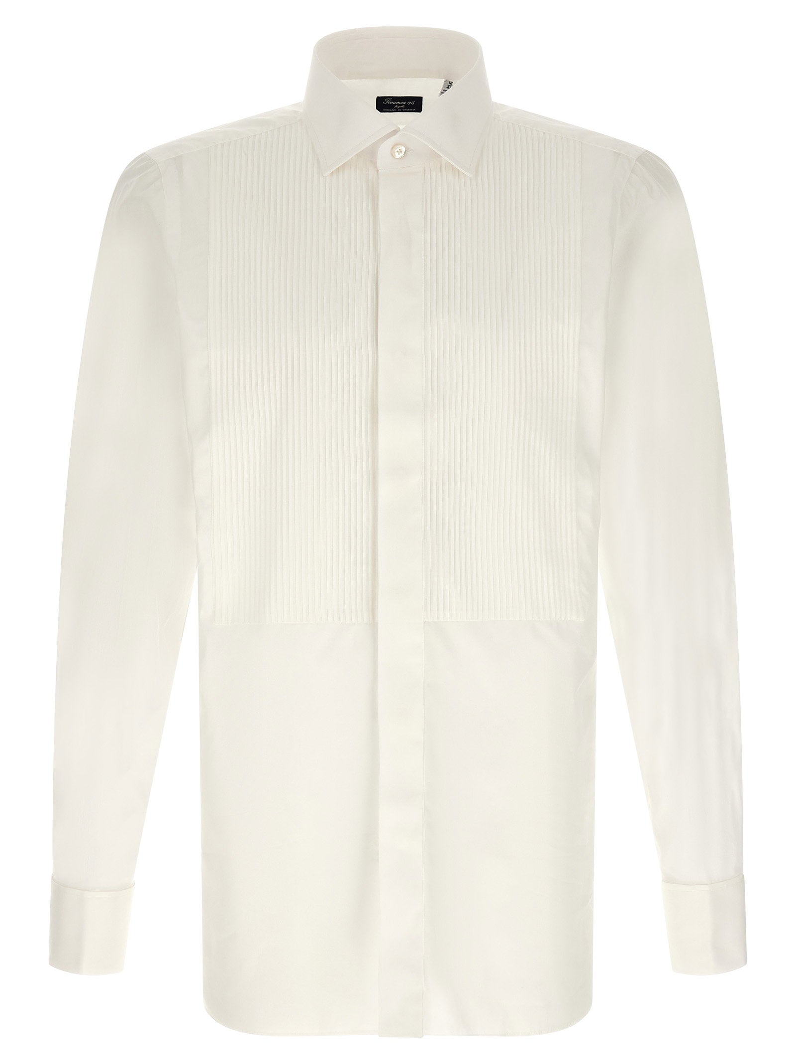 Finamore Napoli Classic Tuxedo Shirt – 100% cotton