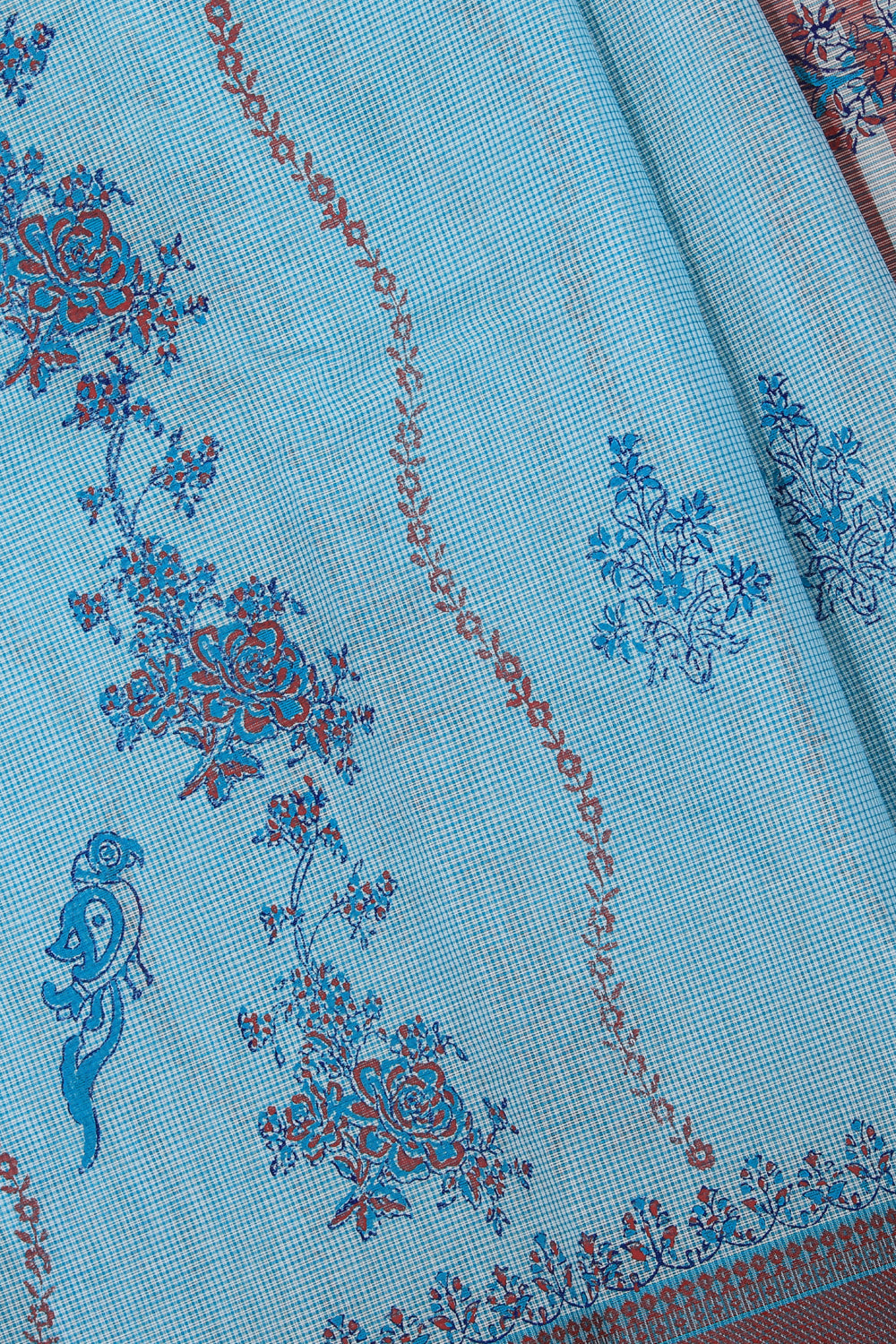 Kalanjali Ethnics Hand block printed cotton saree - view 2