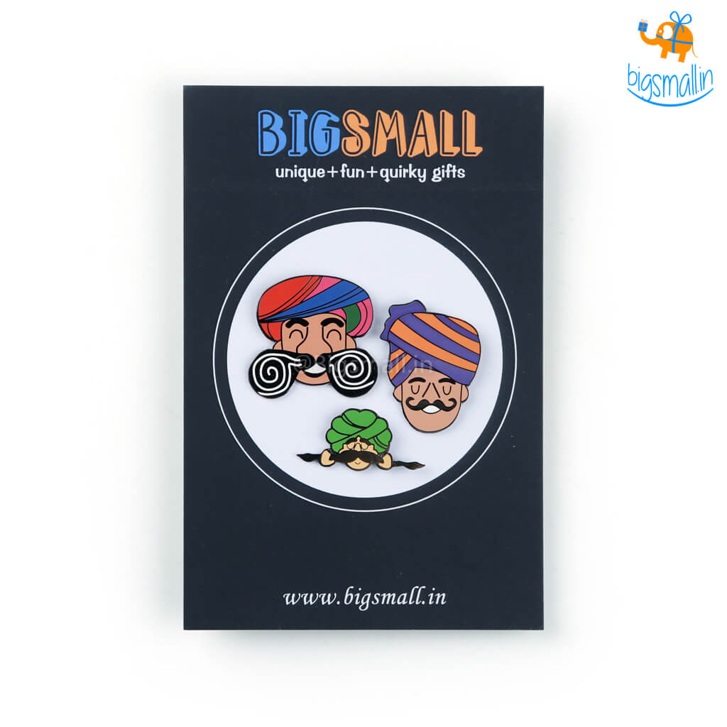Bigsmall_piu Mooch Lapel Pin - Set Of 3 - view 2