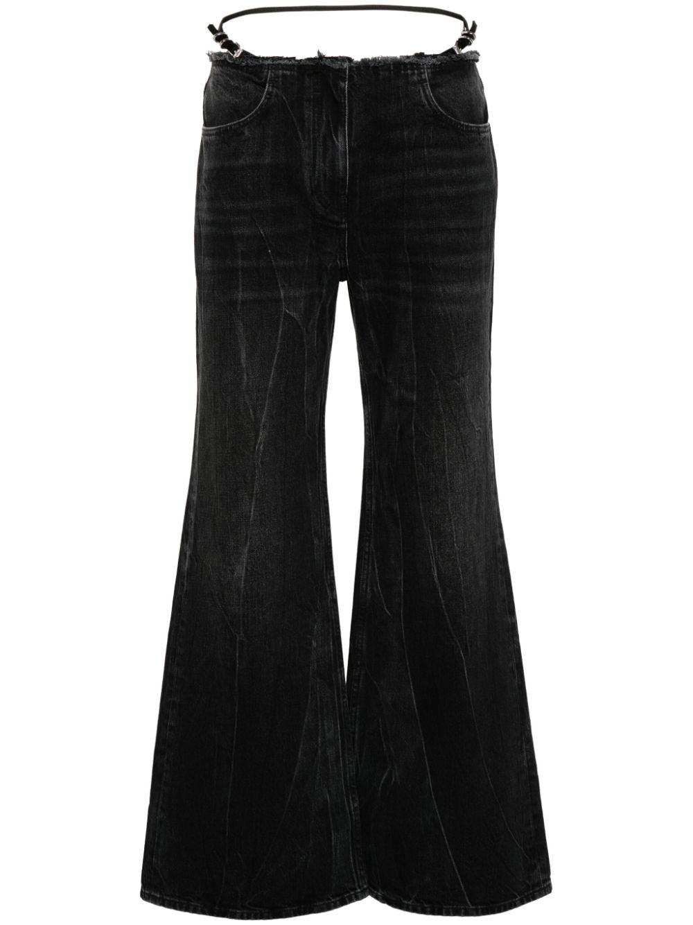 Givenchy Wide-leg denim cotton jeans – Cotton 100%