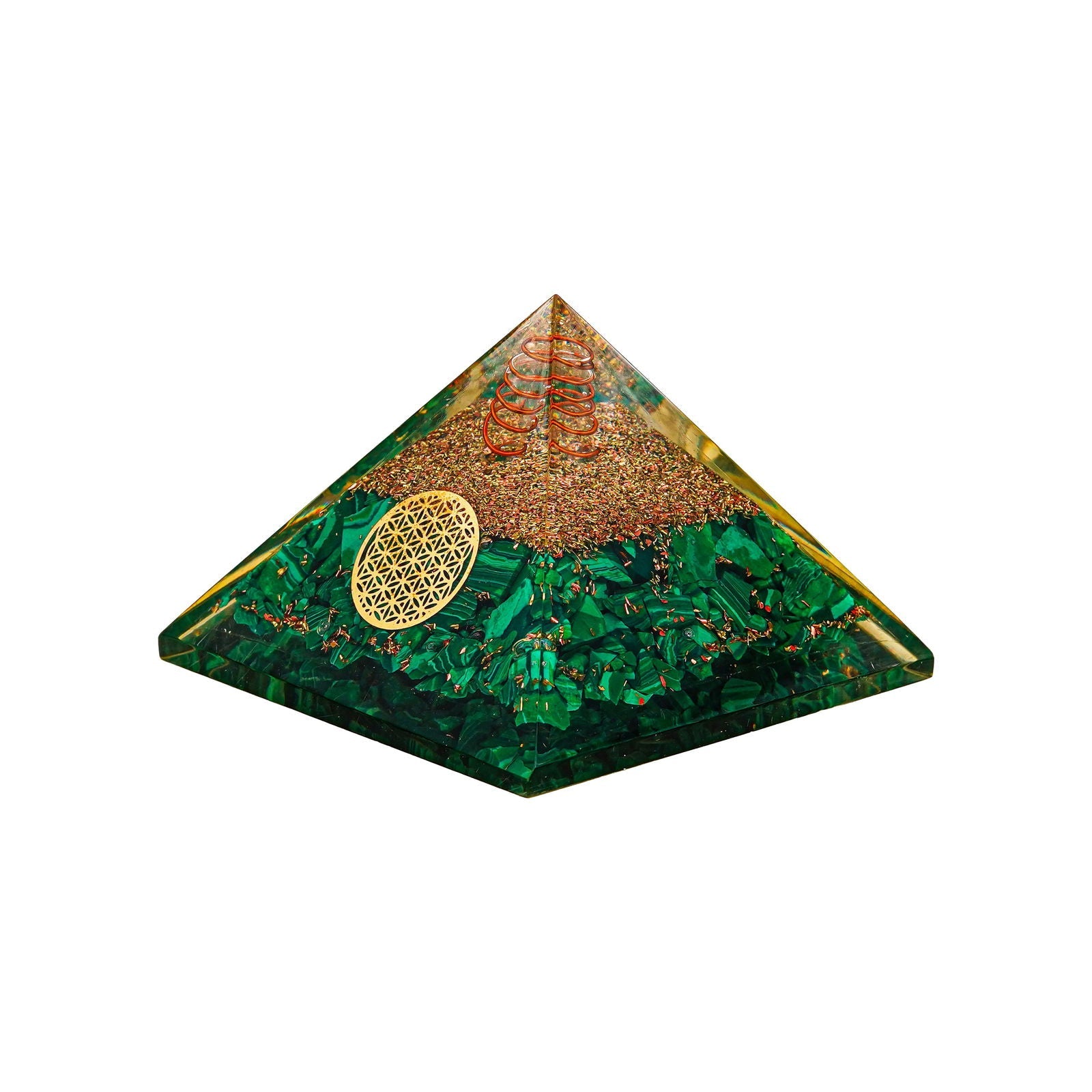 Gemsmantra Malachite Pyramid - view 2