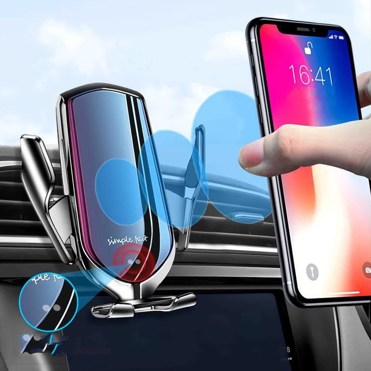 Catterton Smart Sensor Car Wireless Charger + Phone Holder - view 7