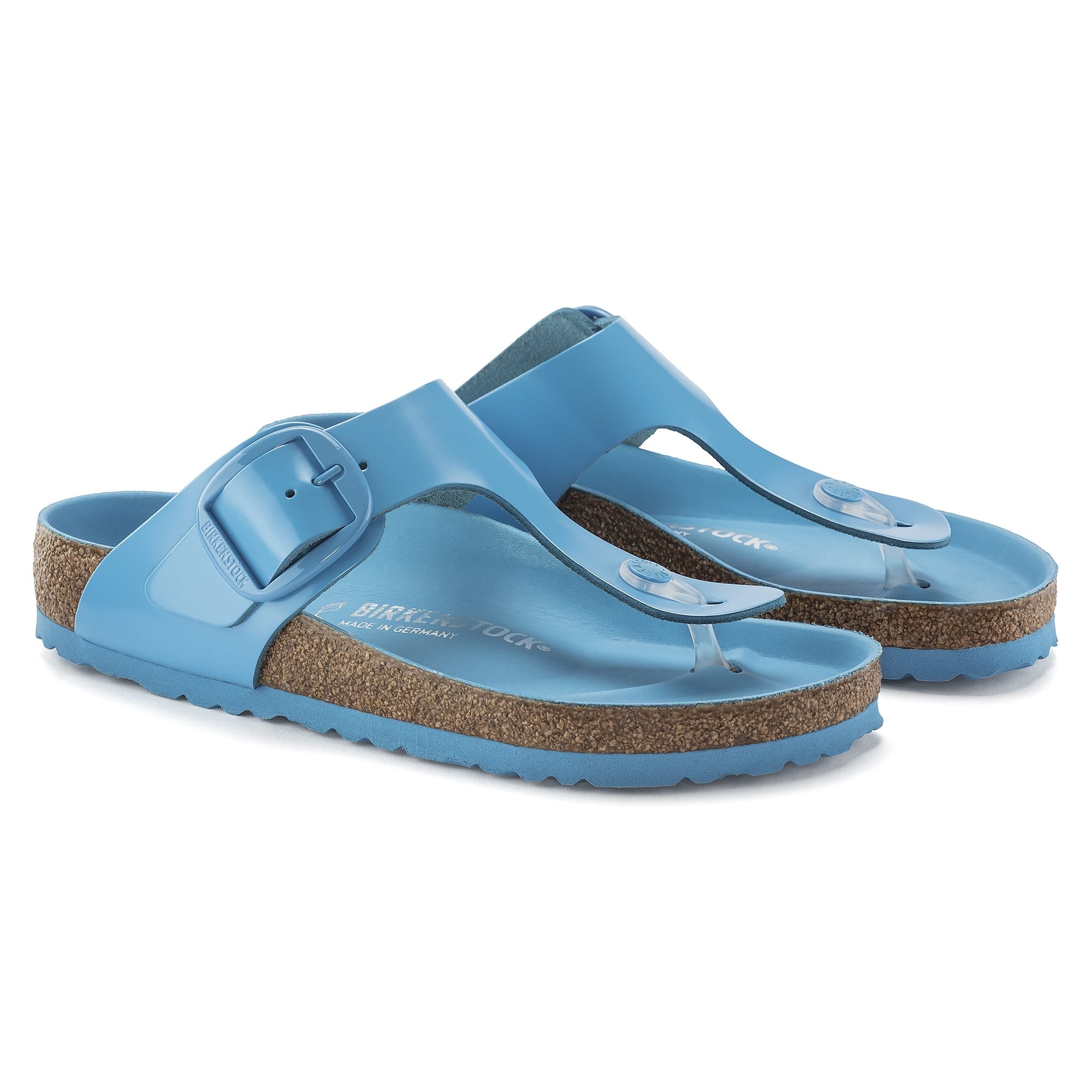 Birkenstock Gizeh Big Buckle Natural Leather Patent - view 3