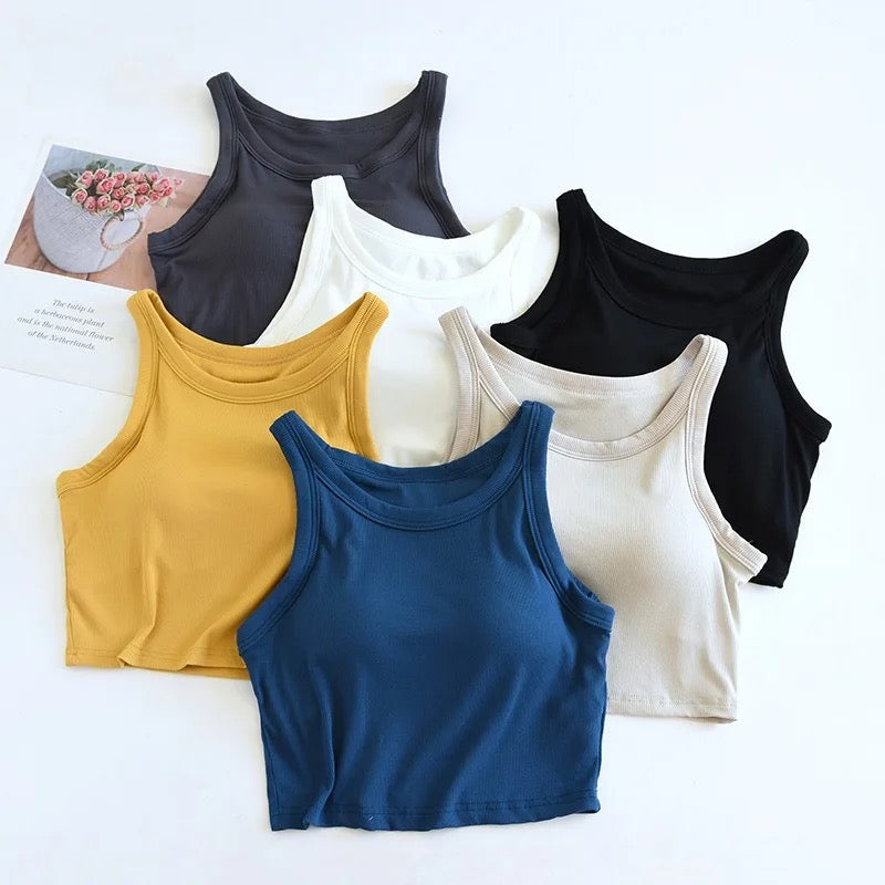 Alamode By Akanksha Amway Tank Tops with Inbuilt Bra