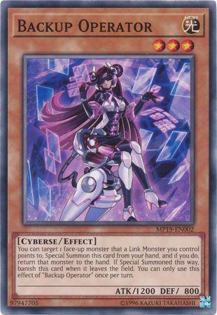 Yu-Gi-Oh! Backup Operator - MP19-EN002 - Common - Unlimited