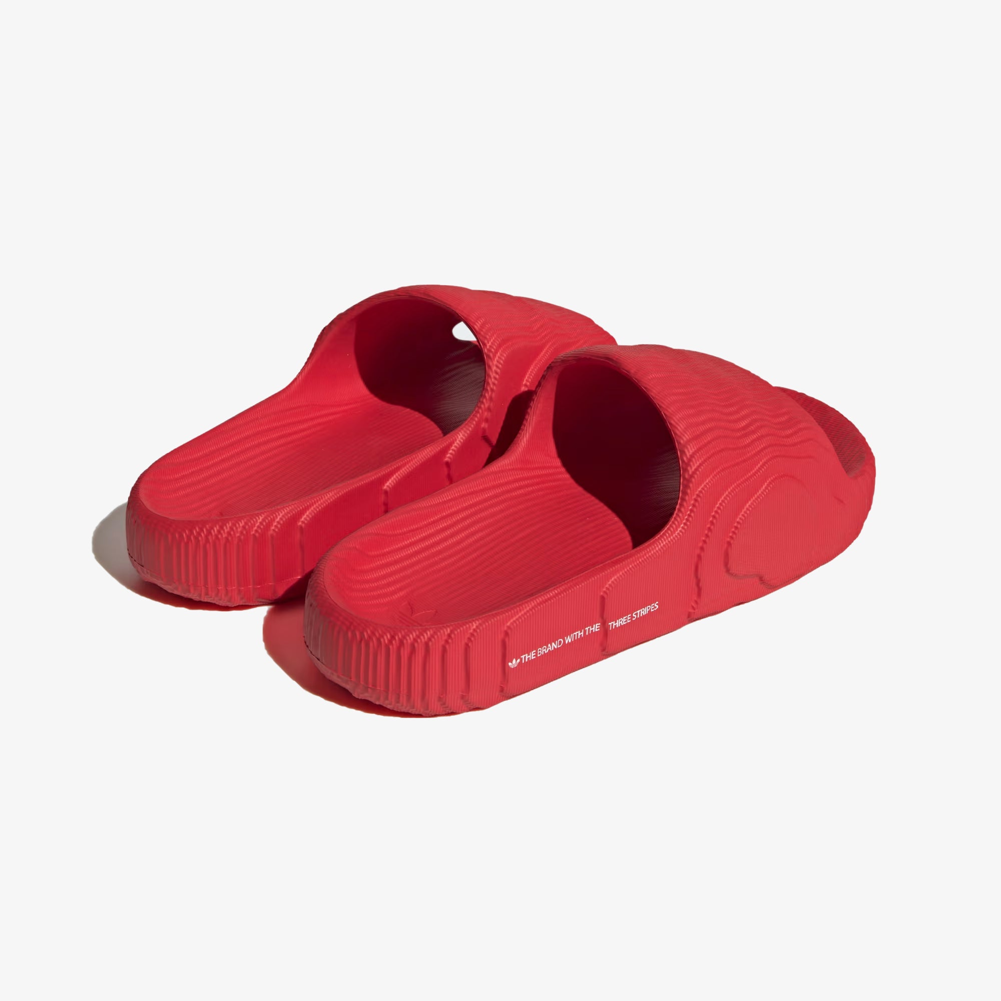 Adidas Originals | ADILETTE 22 SLIDES { BETTER SCARLET / CLOUD WHITE / BETTER SCARLET - view 2