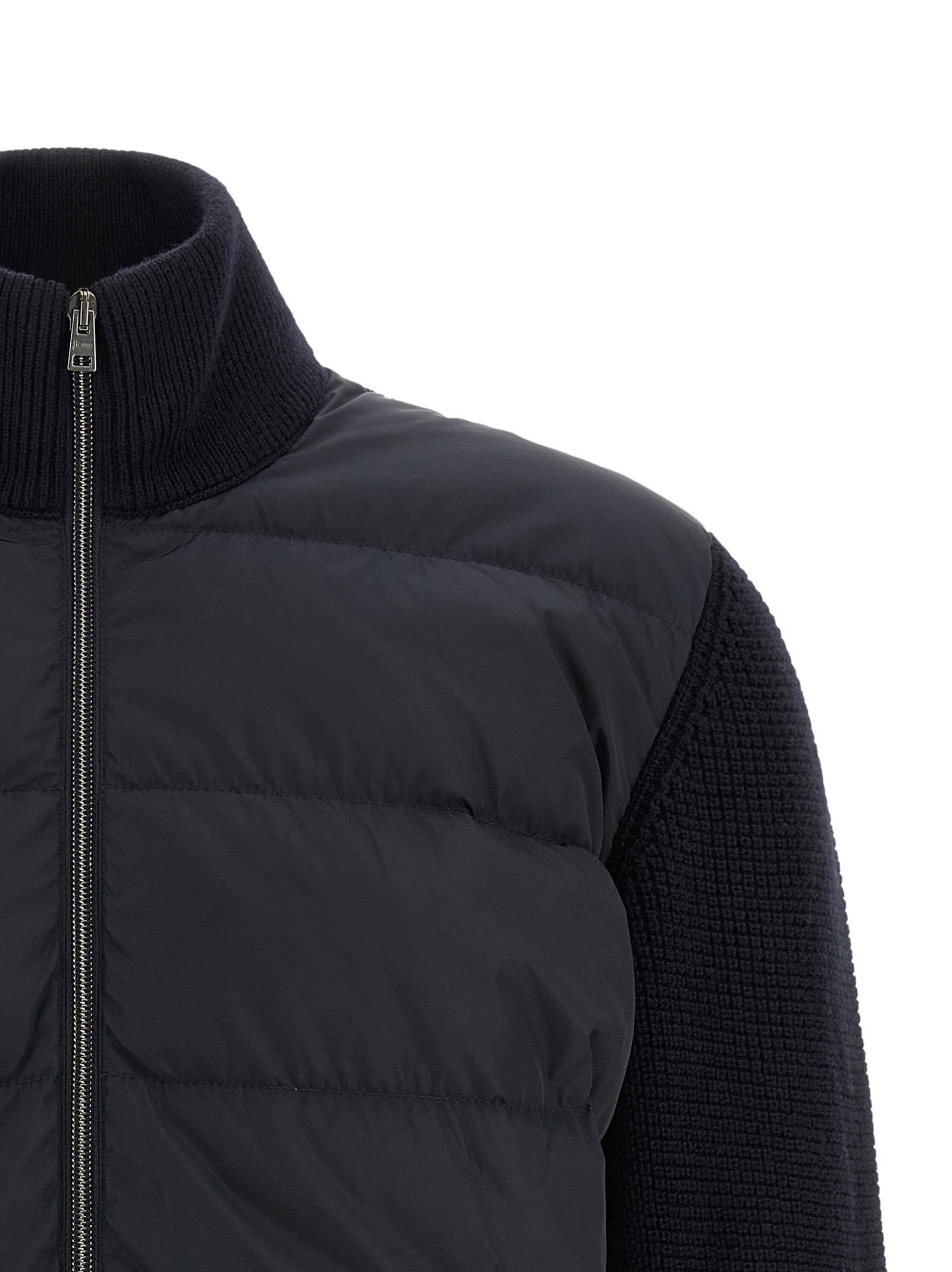 Herno Padded Cardigan – 100% wool - view 3