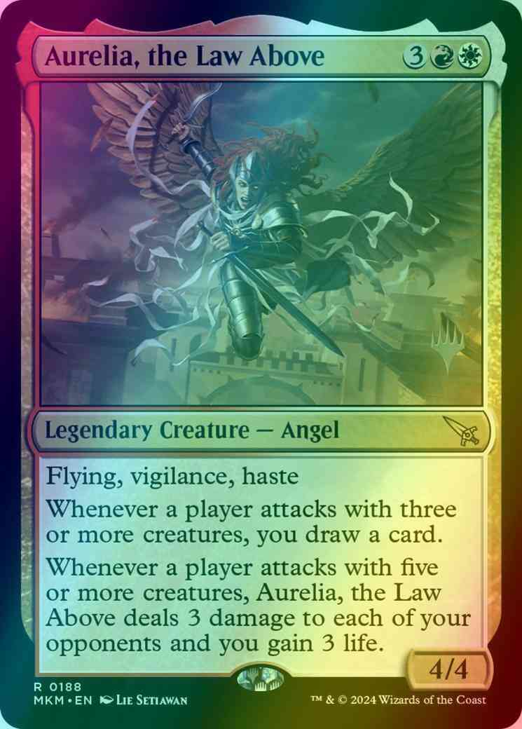 Aurelia the law – Magic Aurelia, the Law Above [188p] [Promo Pack] [Murders at Karlov Manor: Promos] [Foil]