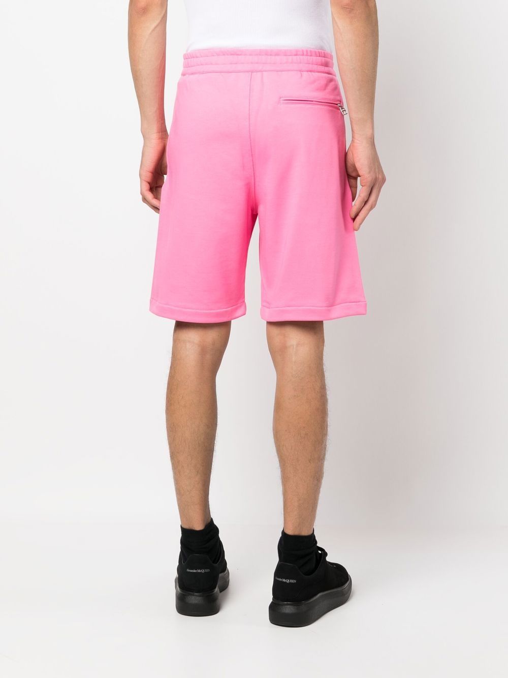 Alexander McQueen Graffiti-print Track Shorts - view 5