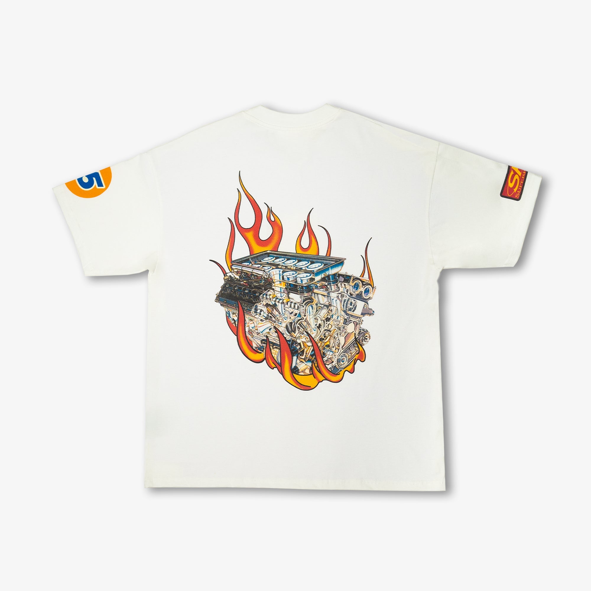Superkicks | BUMPER STICKER TEE { OFF WHITE - view 4