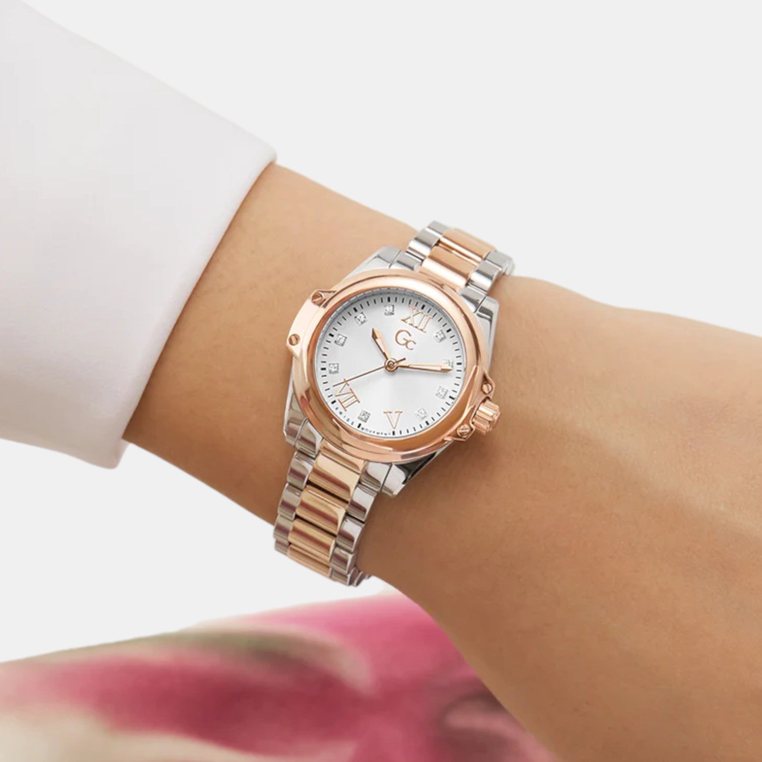 GC Bolt Lady Women Quartz White Dial Analog Stainless Steel Watch Z58001L1 - view 6