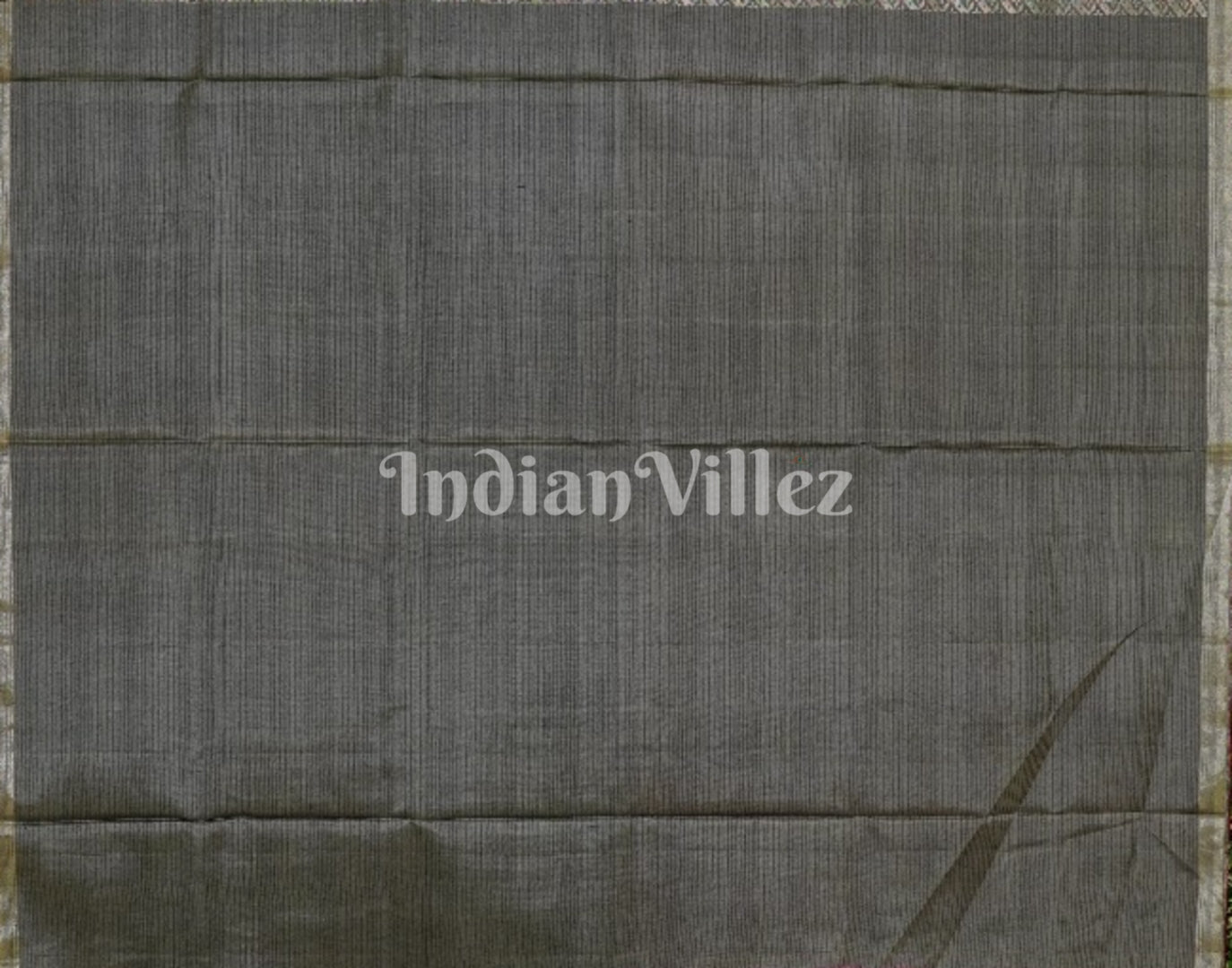IndianVillèz Wine With Grey Pure Kanjivaram Soft Silk Saree - view 4
