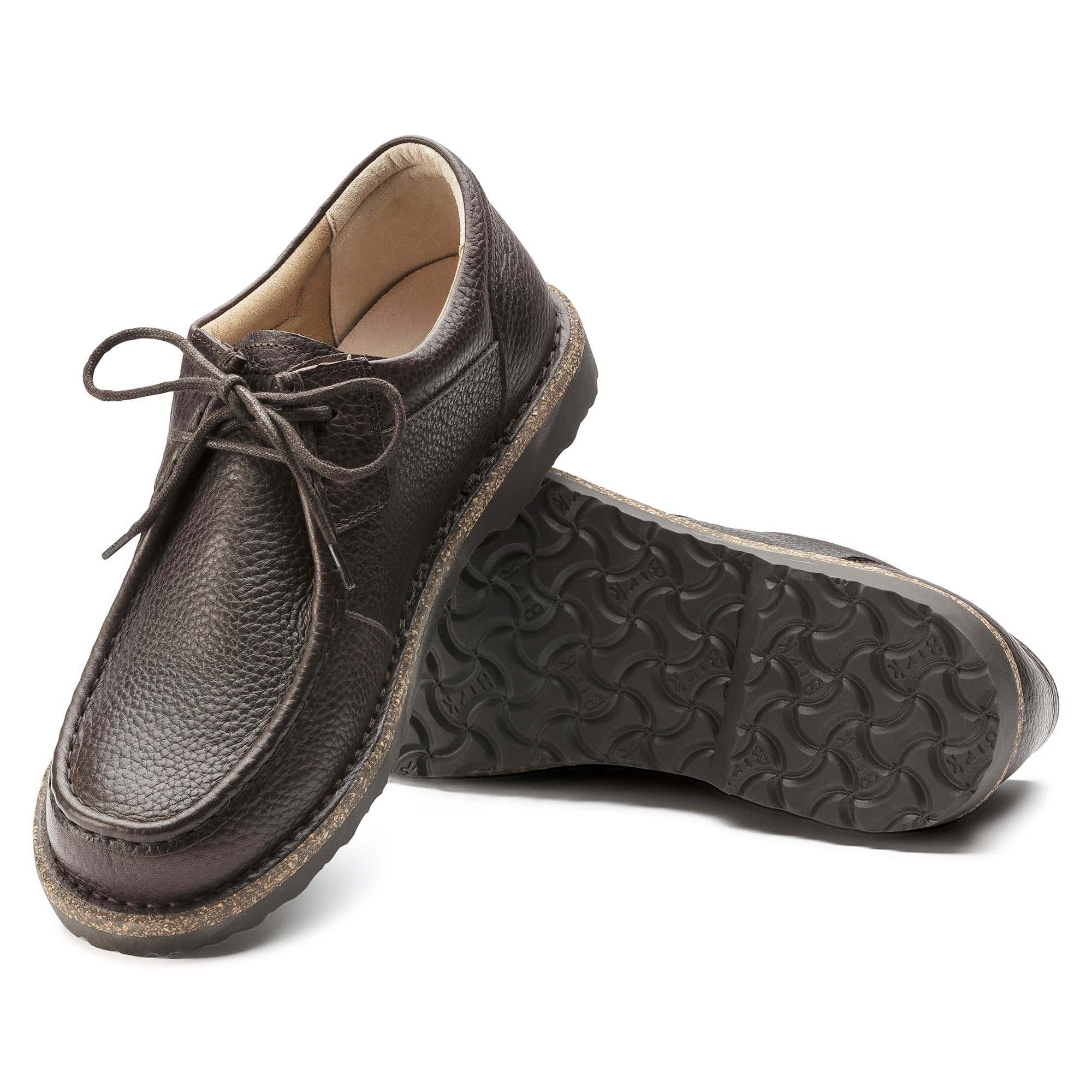 Birkenstock Pasadena Men Natural Leather – Brown Brown/Espresso