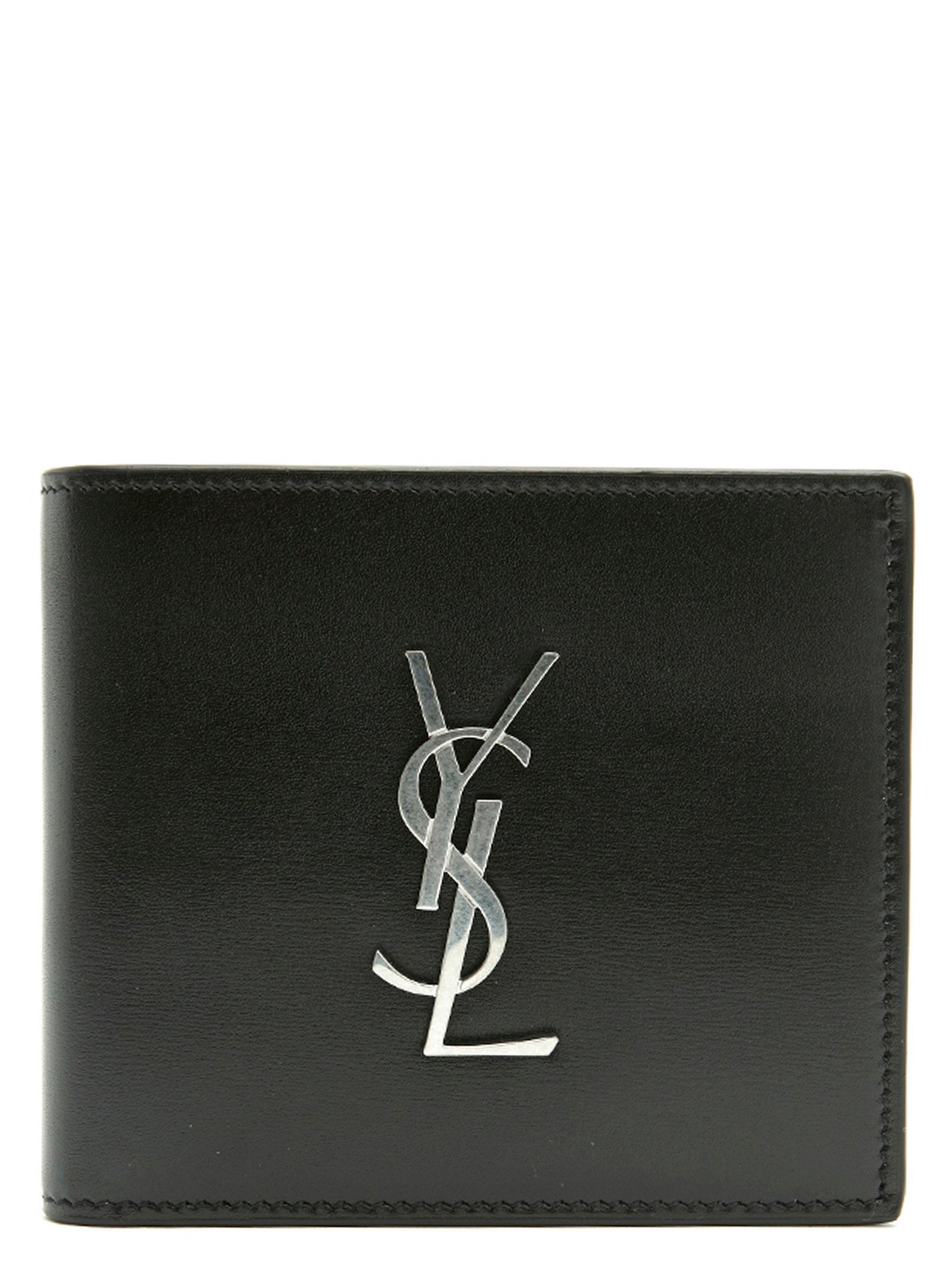 Saint Laurent Logo Wallet – 100% leather