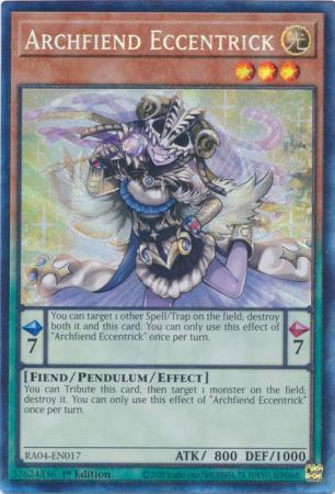 Yu-Gi-Oh! Archfiend Eccentrick - RA04-EN017 - Collector's Rare - 1st Edition