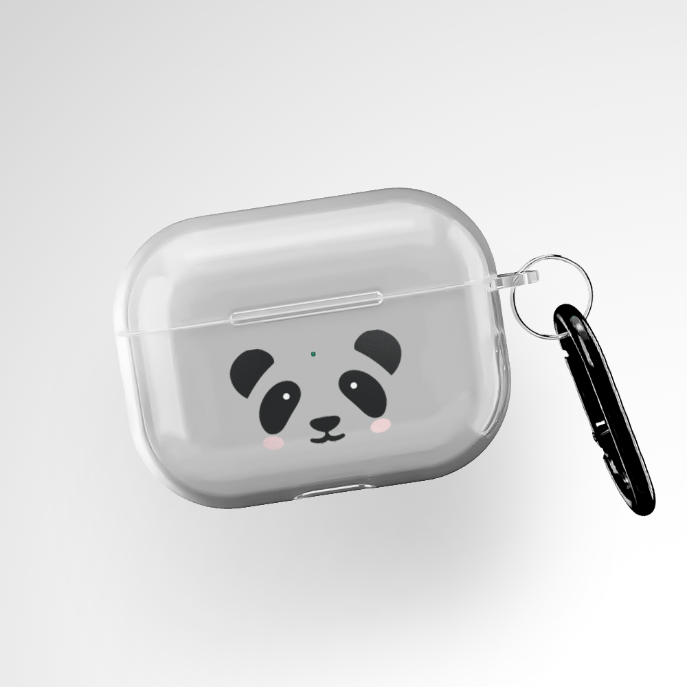 Cover It Up Panda Clear Airpods Pro Case Covers