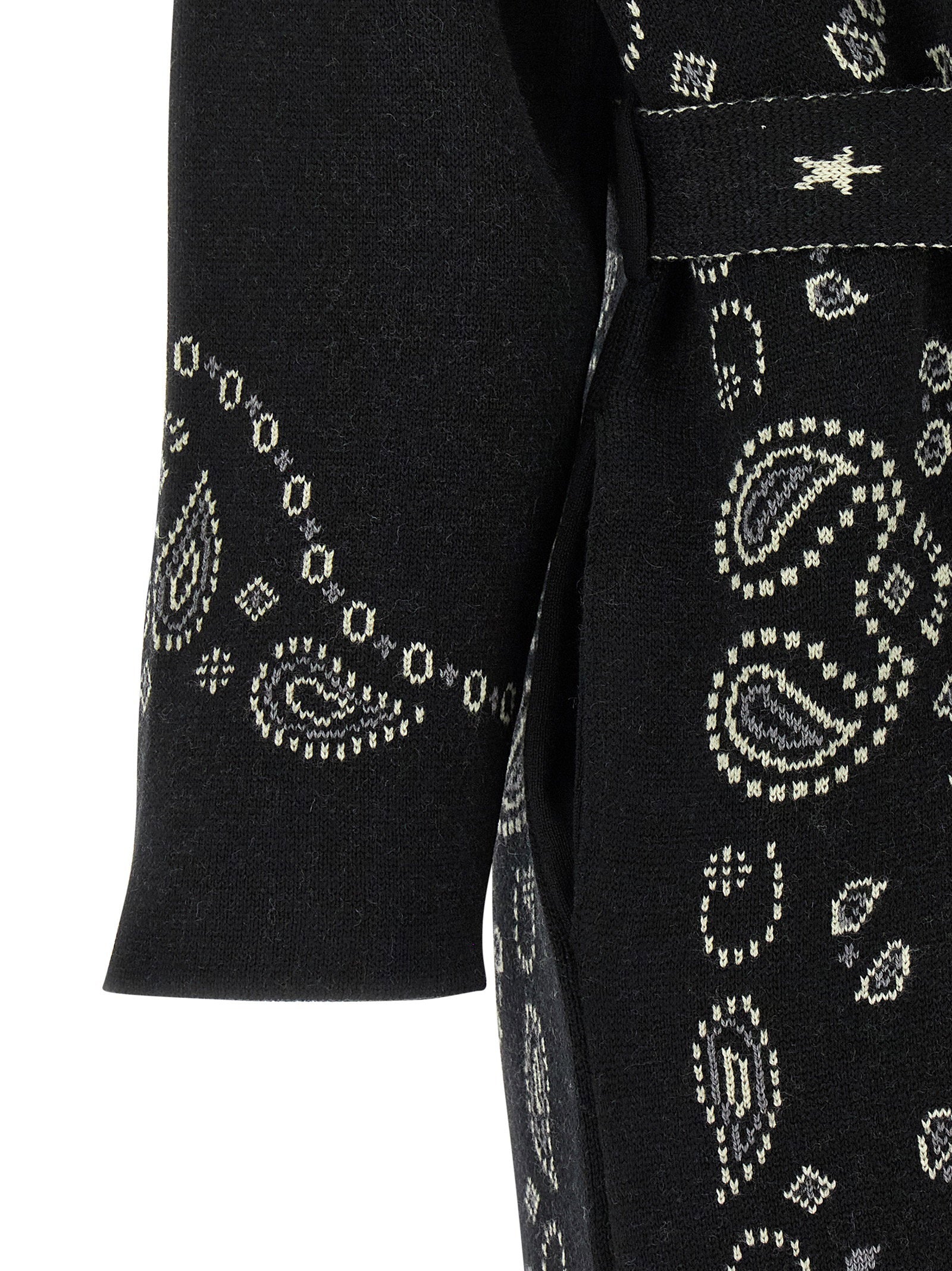 Alanui Bandana Long Coat – 100% virgin wool - view 4