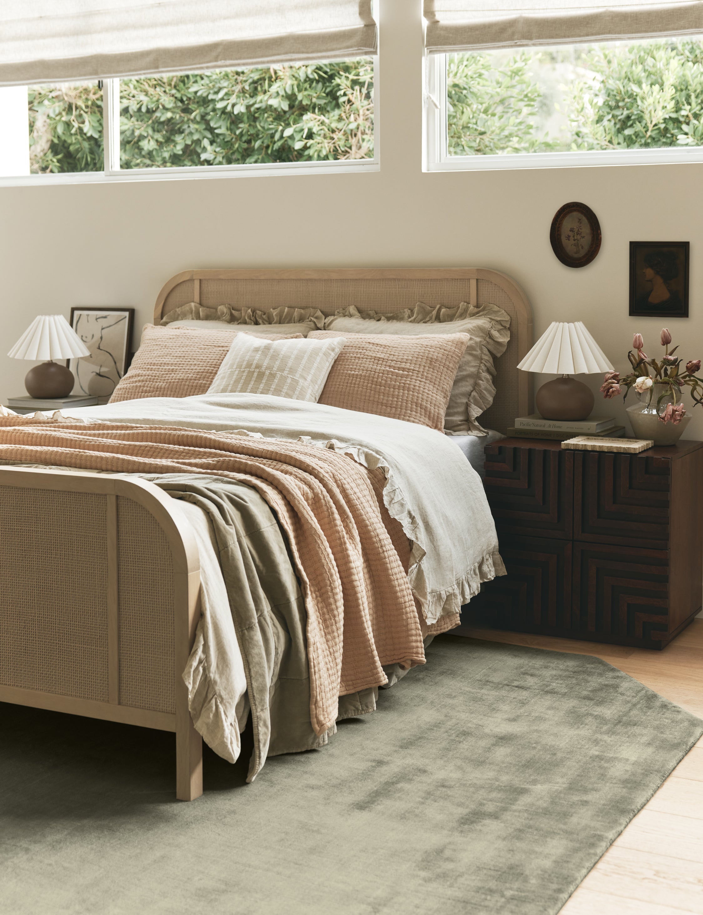Lulu and Georgia Charlie Linen Duvet by Pom Pom at Home - view 6