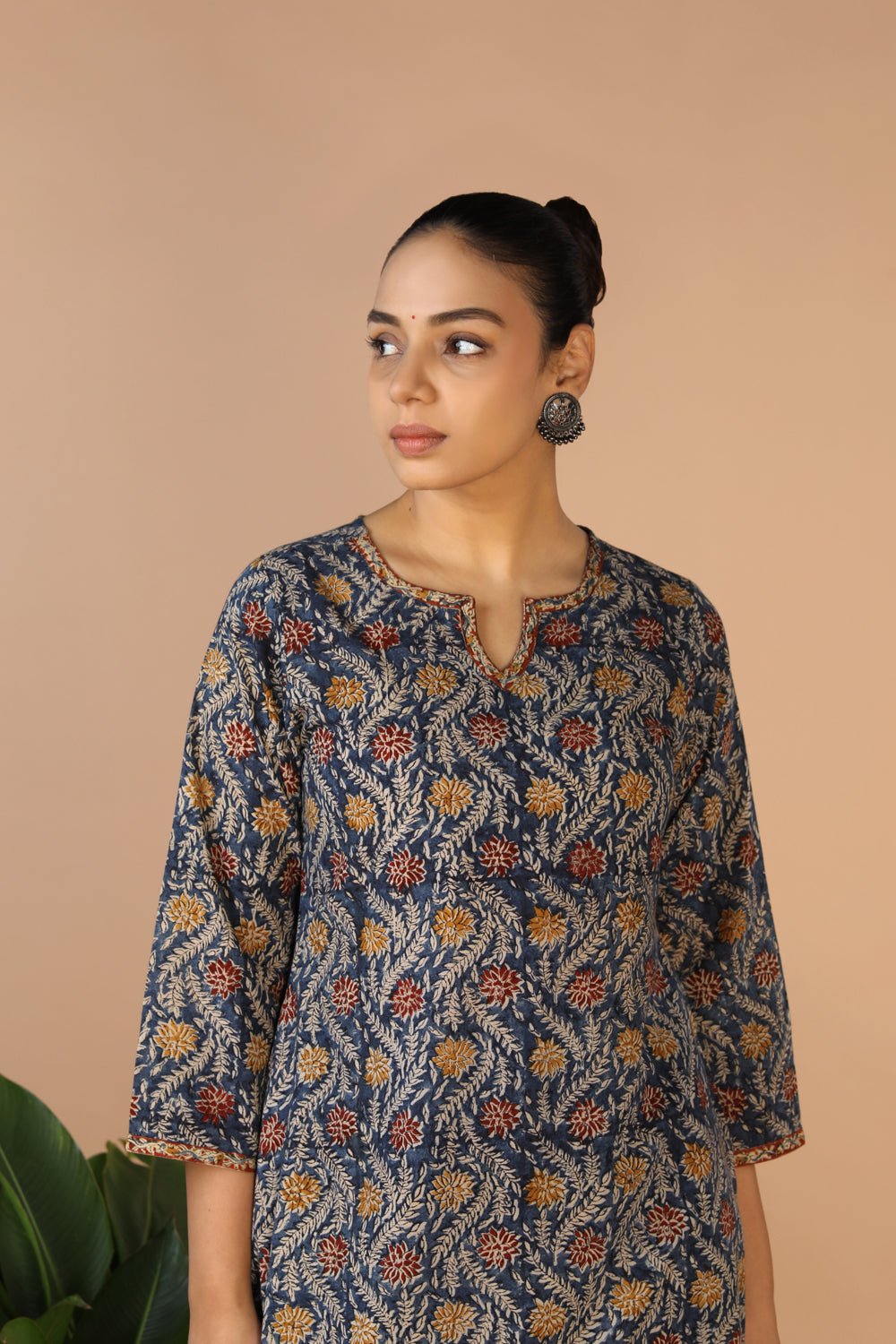 Kalanjali Ethnics Kalamkari cotton Kurti – Women's - view 2