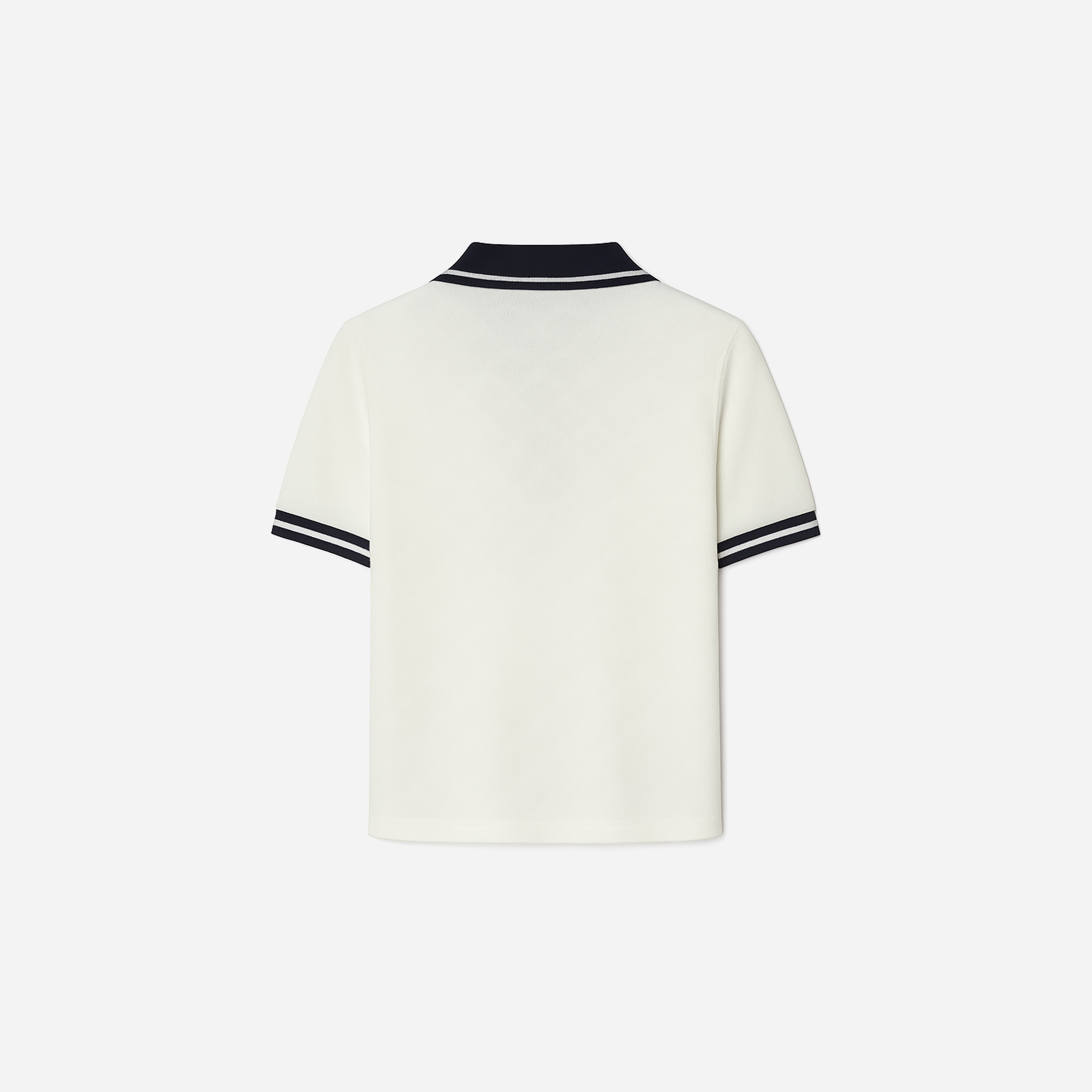 Tory Burch Terry Jacquard Polo Snow White - view 2