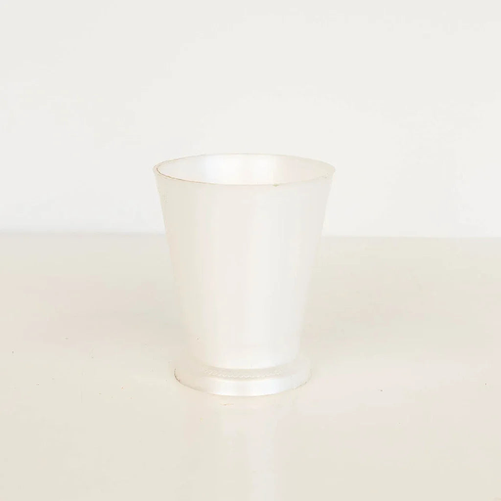 FiftyFlowers Pearl White Flower Vase